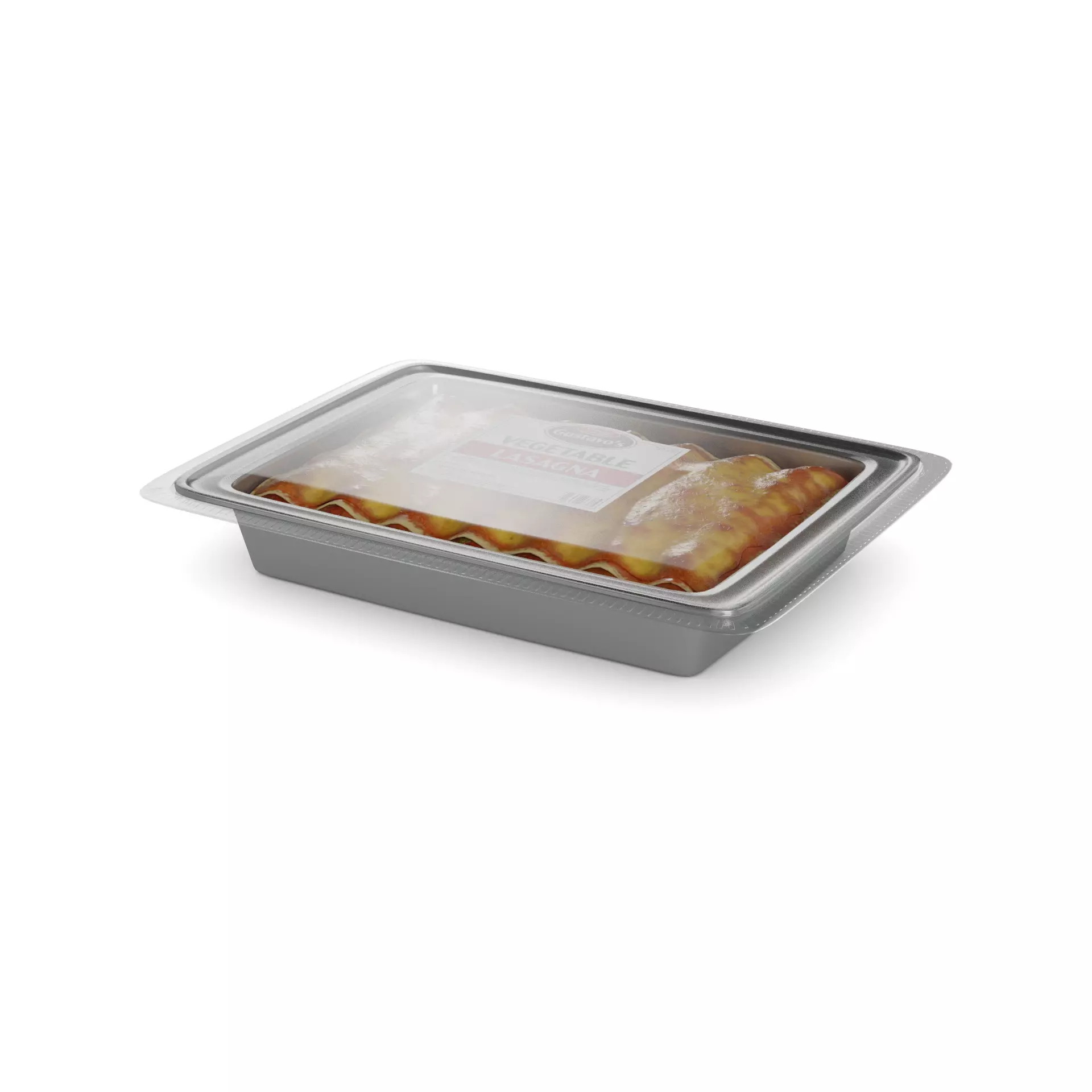 Frozen vegetarian and vegan meals Frozen Vegetable Lasagna 3D model