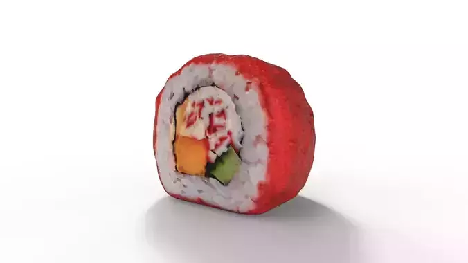 Sushi Crab sticks mango cucumber masago caviar curry sauce