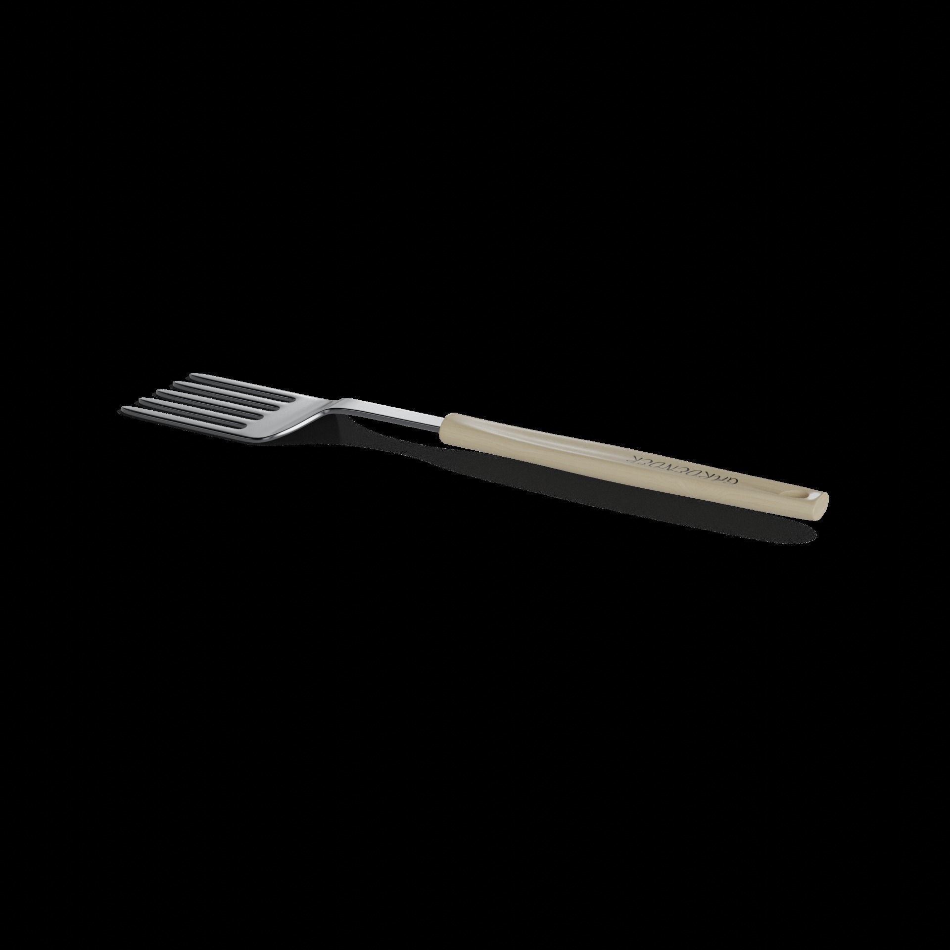 Gardening tools Garden Fork Low-poly 3D model_1