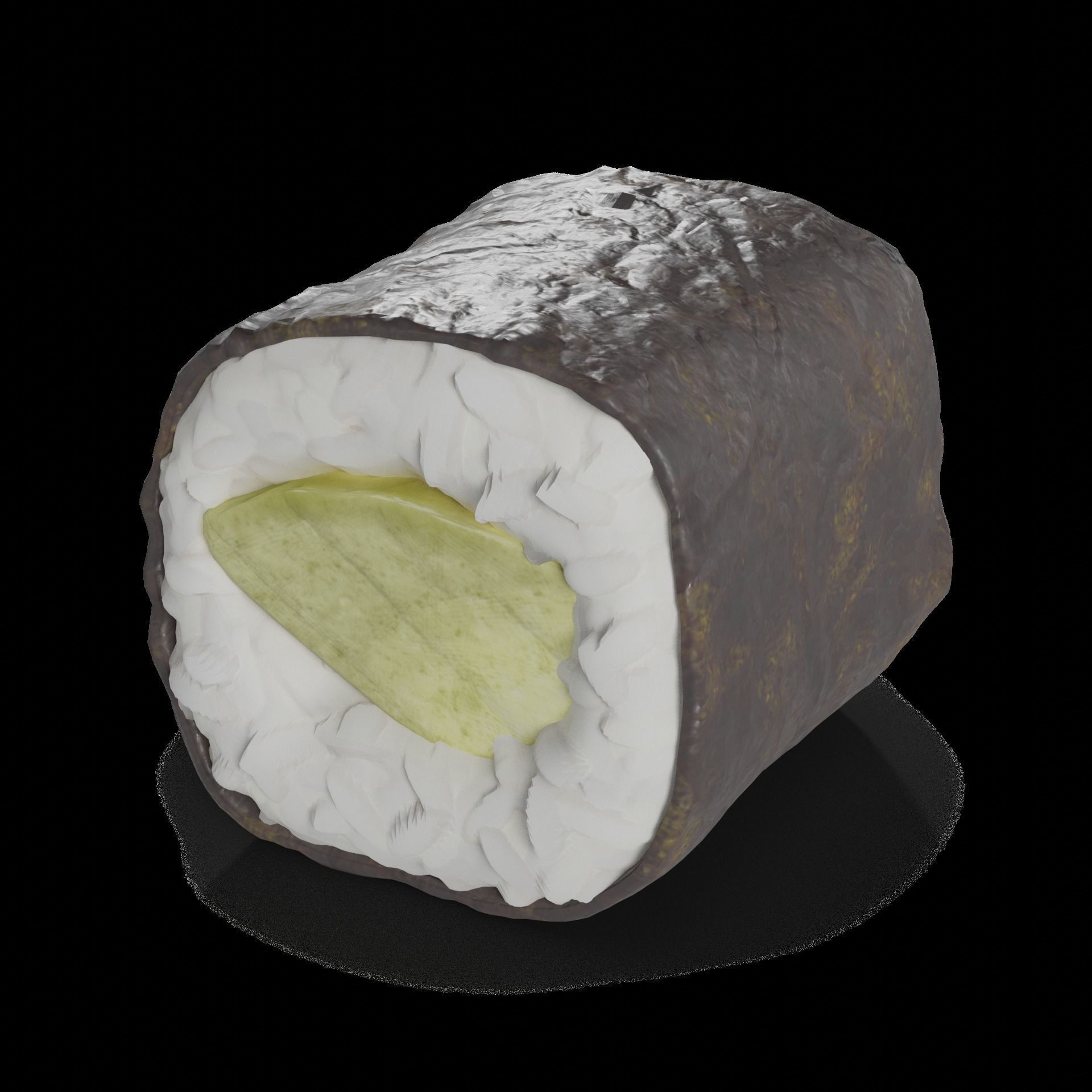 Sushi Cucumber 3D model_1