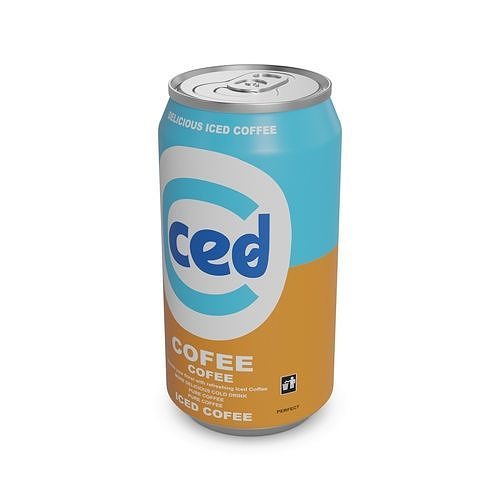 Iced coffee Iced Coffee Low-poly 3D model