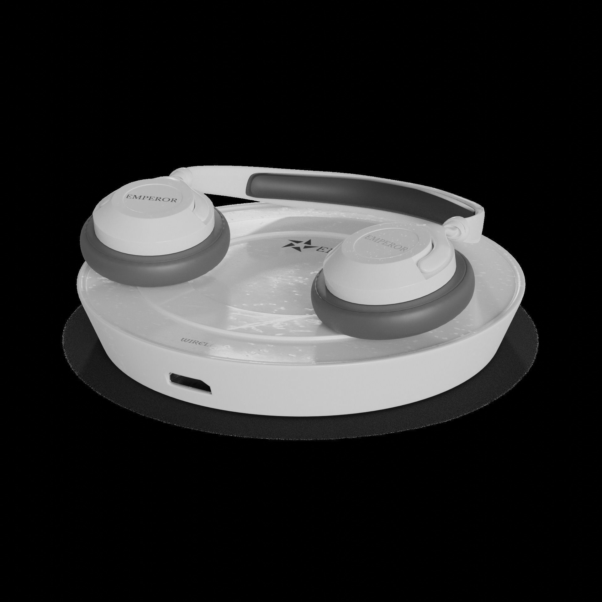 Electronic devices and accessories Wireless Headphones 3D model_1