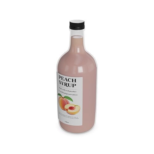 Syrups Peach Syrup 3D model