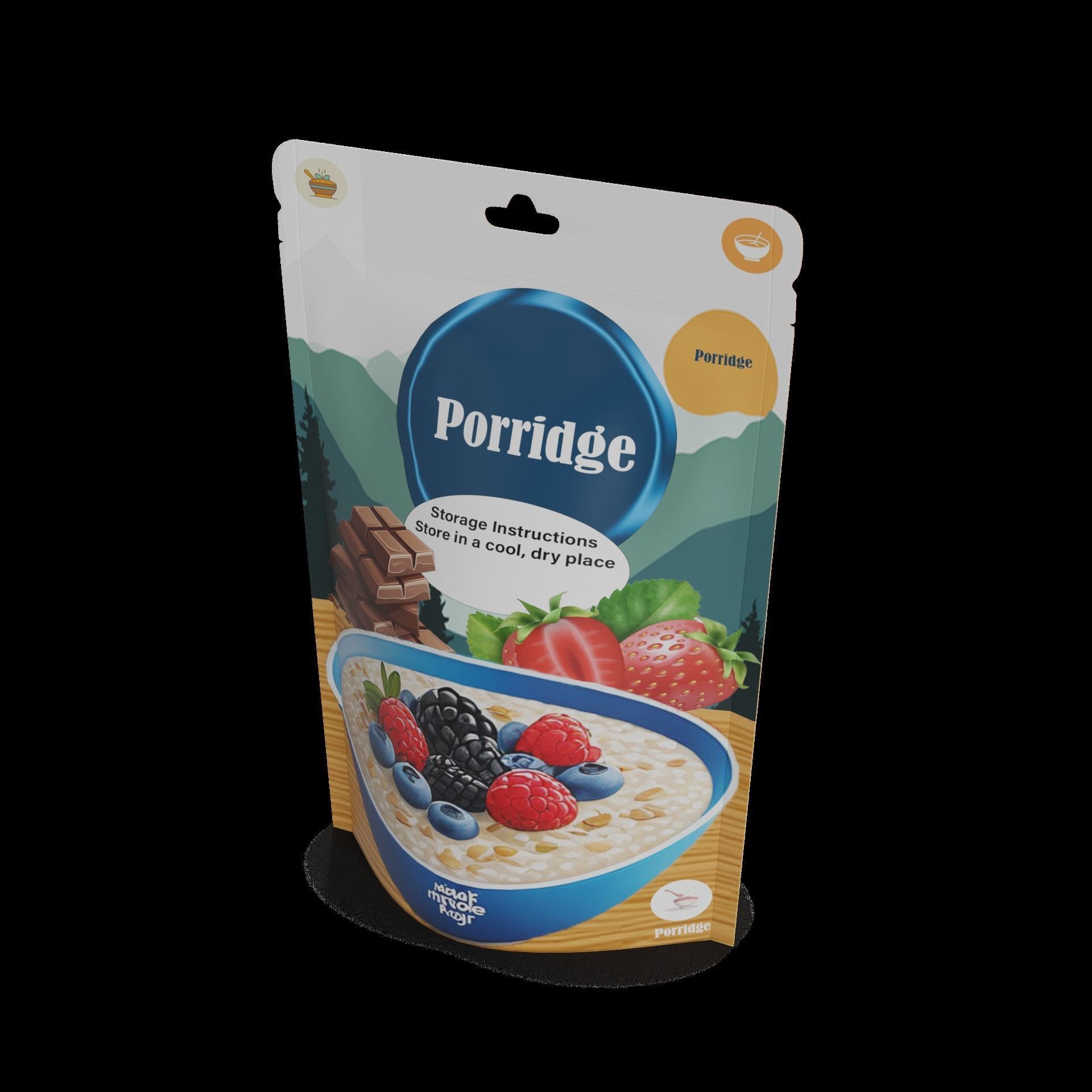 Porridge Porridge 3D model_1