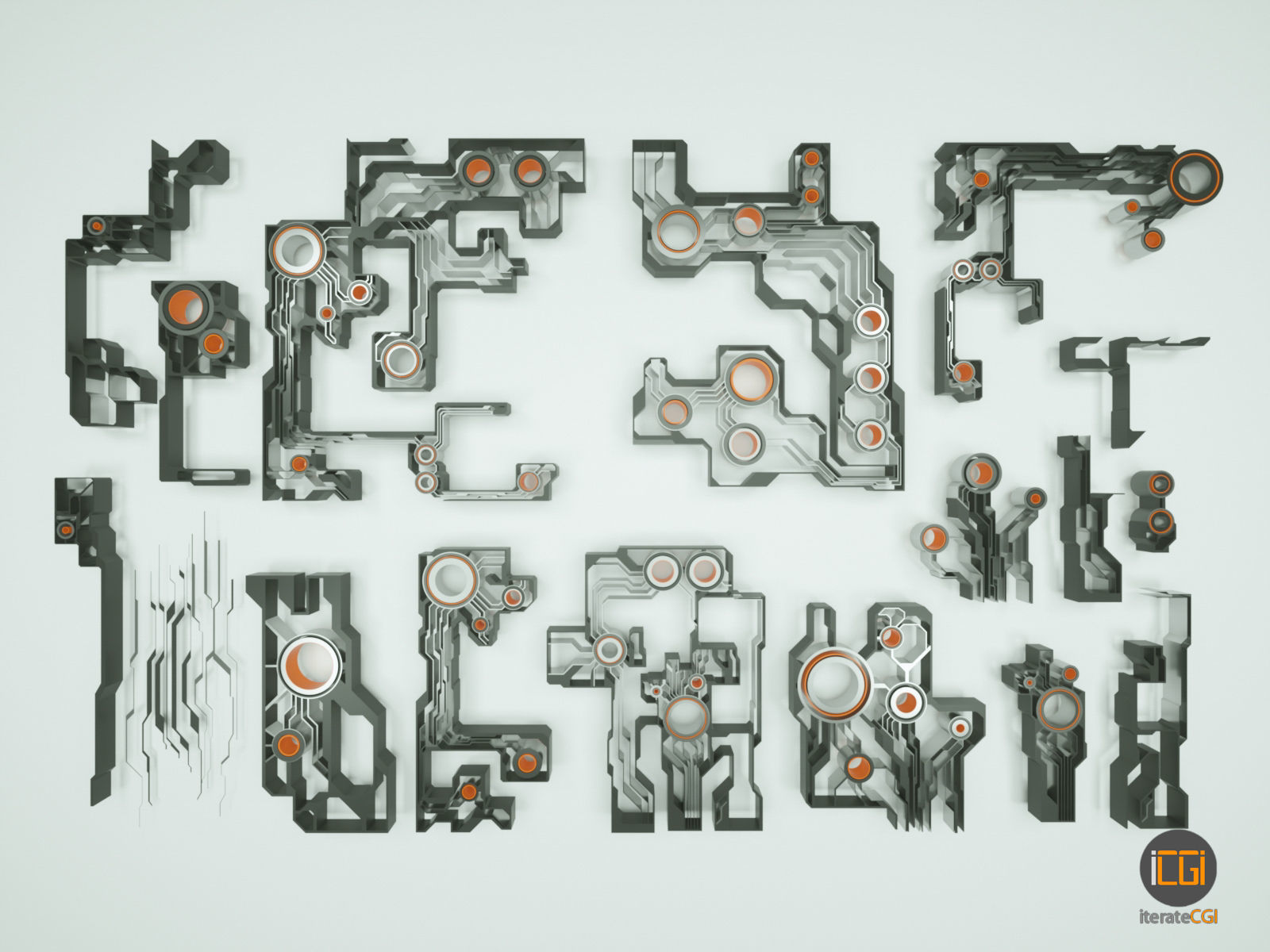 Tech shapes-TS1 kit 3D model_3