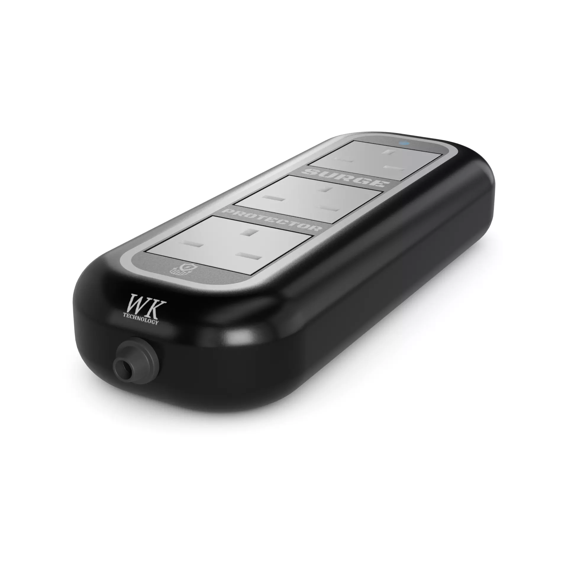 Extension cords and plugs Surge Protector Low-poly 3D model_0