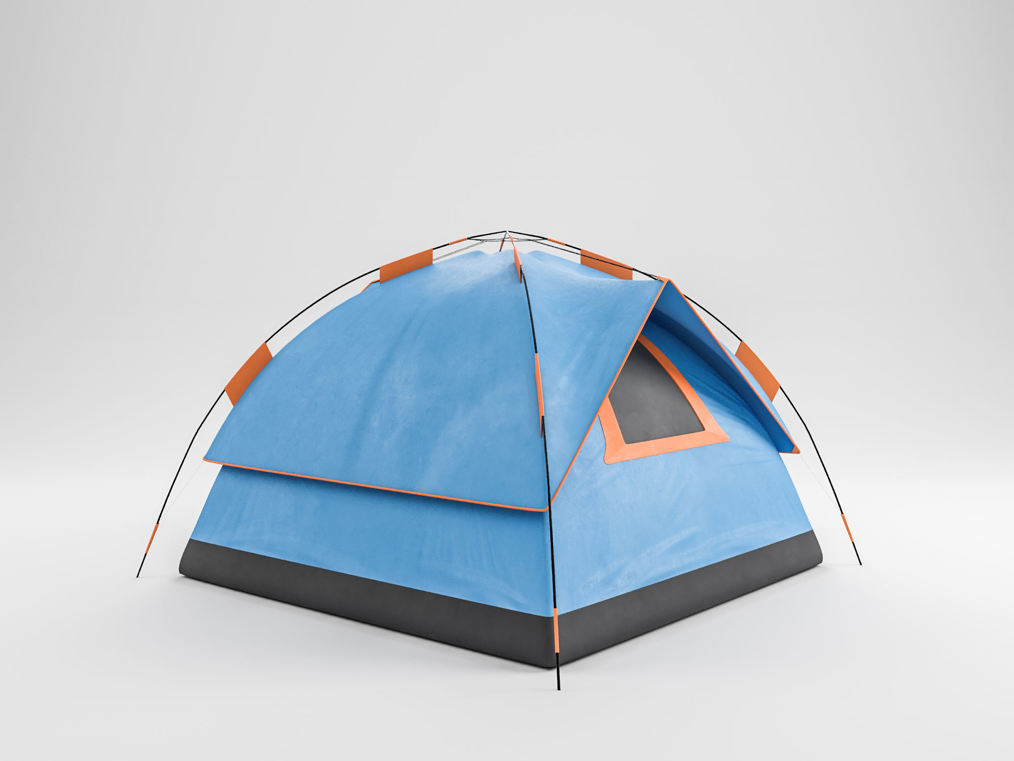 Camping Tent 02 4K PBR 3D model_4