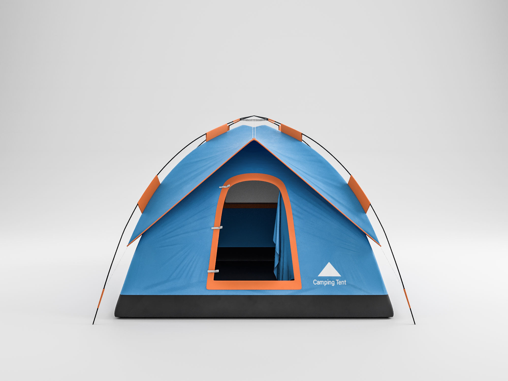 Camping Tent 02 4K PBR 3D model_2