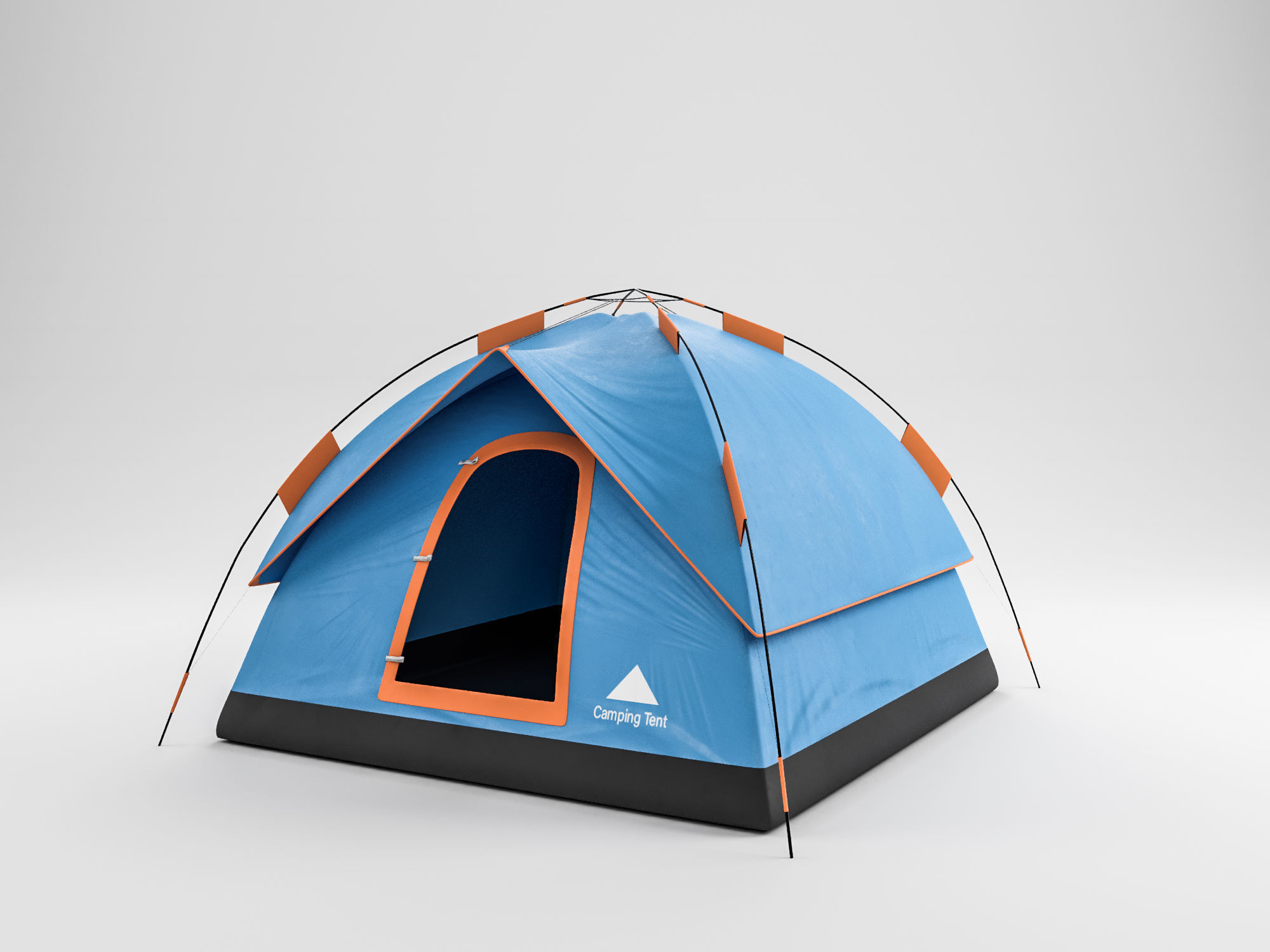 Camping Tent 02 4K PBR 3D model_3