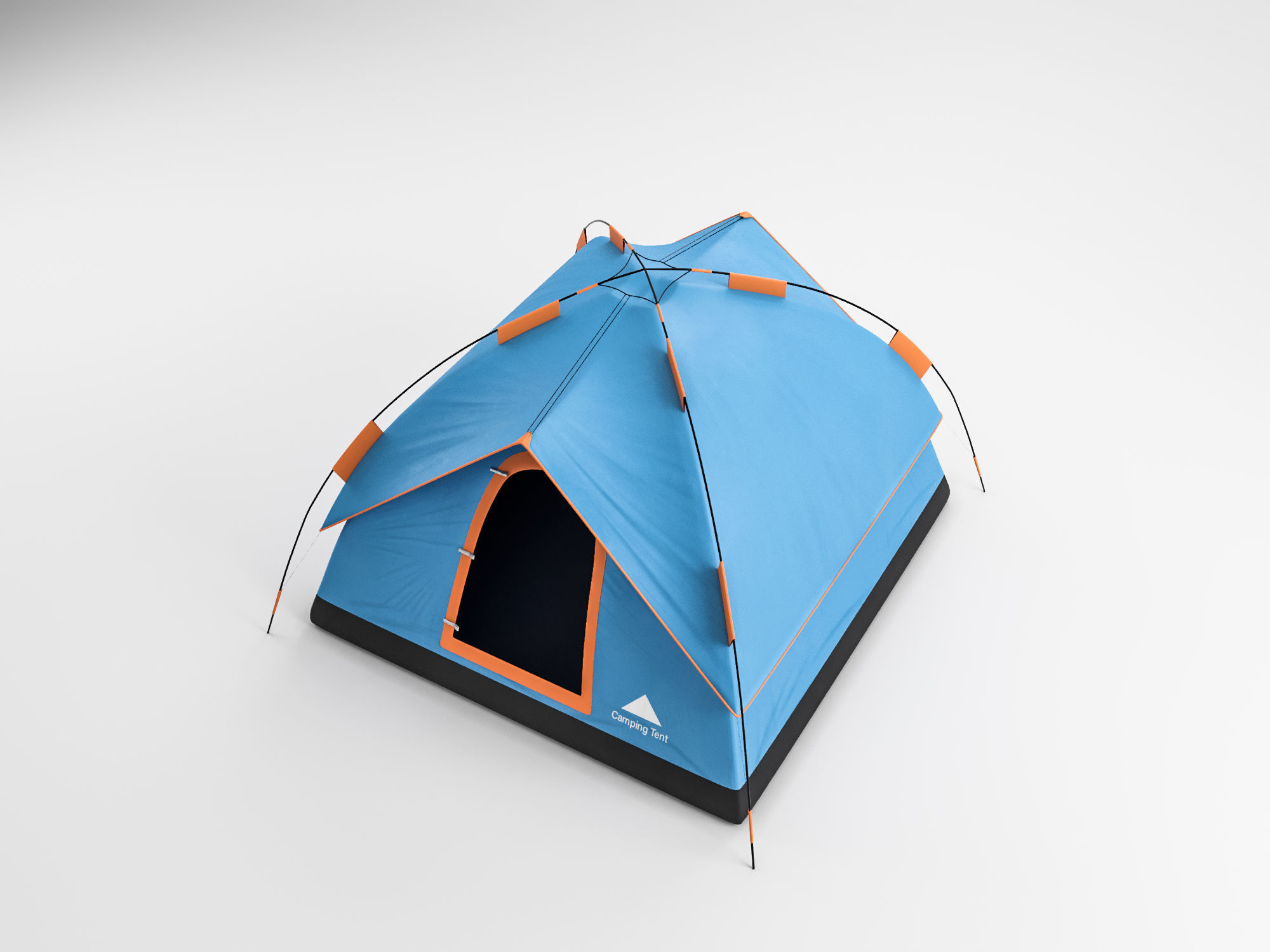 Camping Tent 02 4K PBR 3D model_6