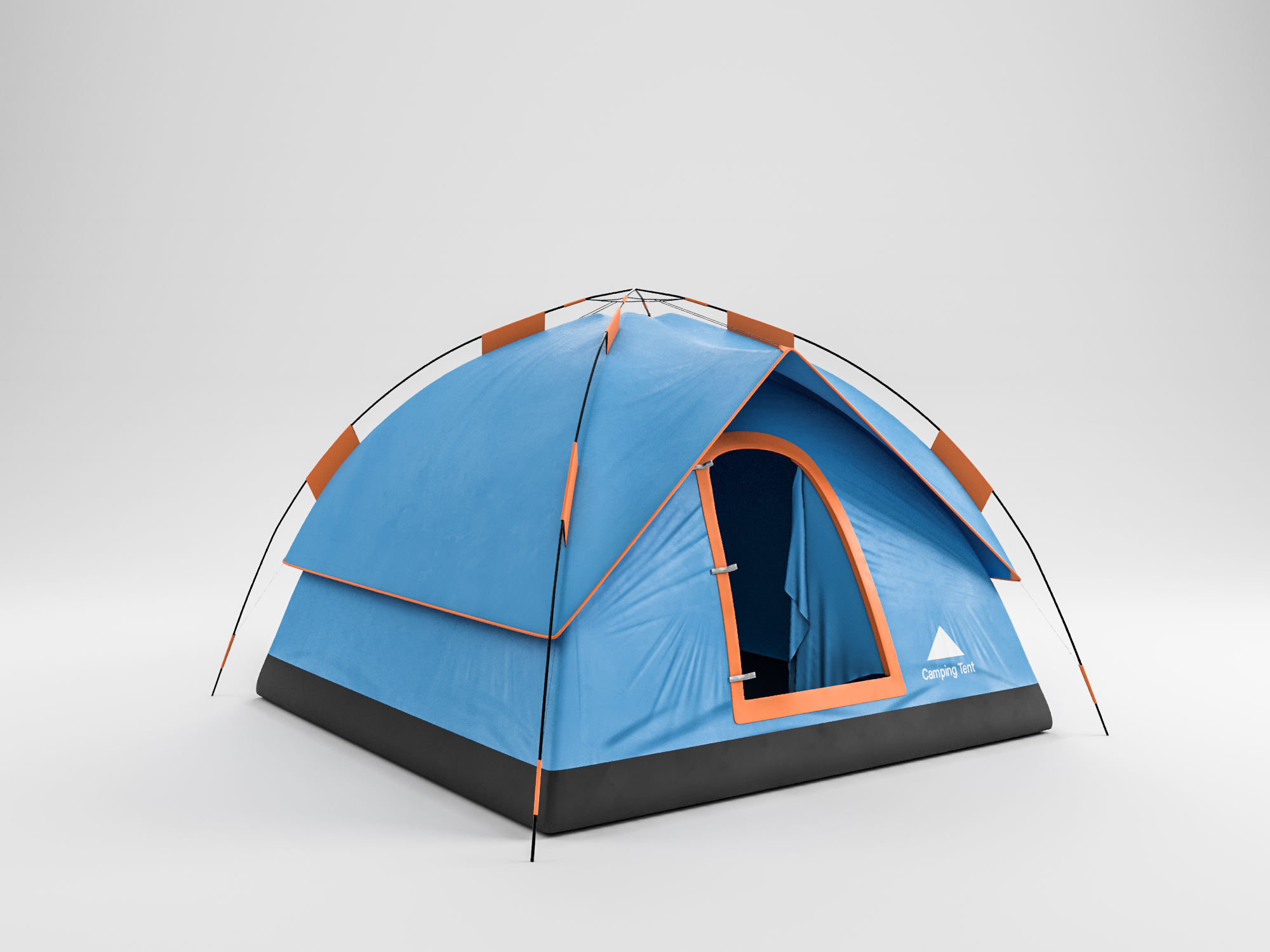 Camping Tent 02 4K PBR 3D model_5