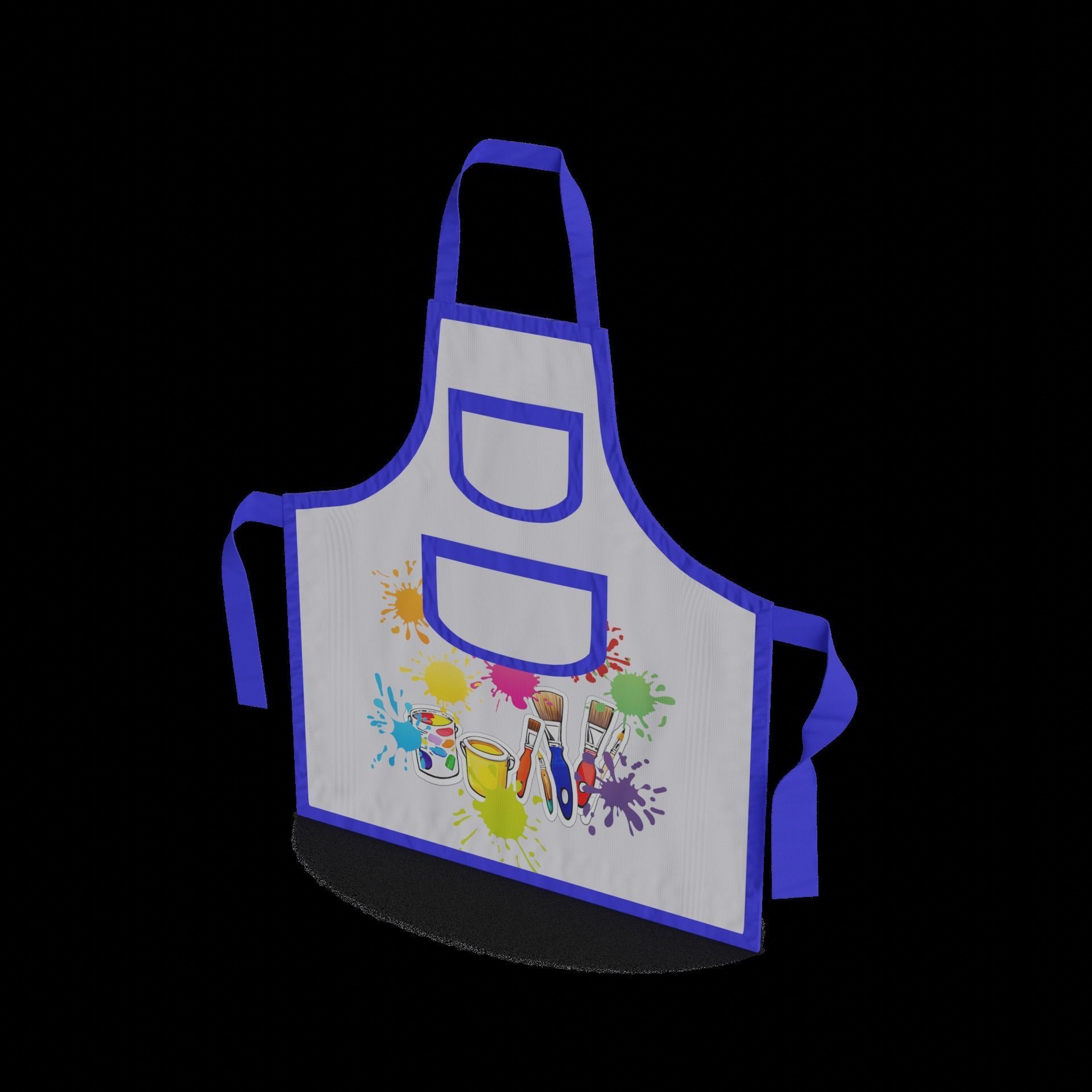 Creative and interactive toys Artistic Apron Set 3D model_1