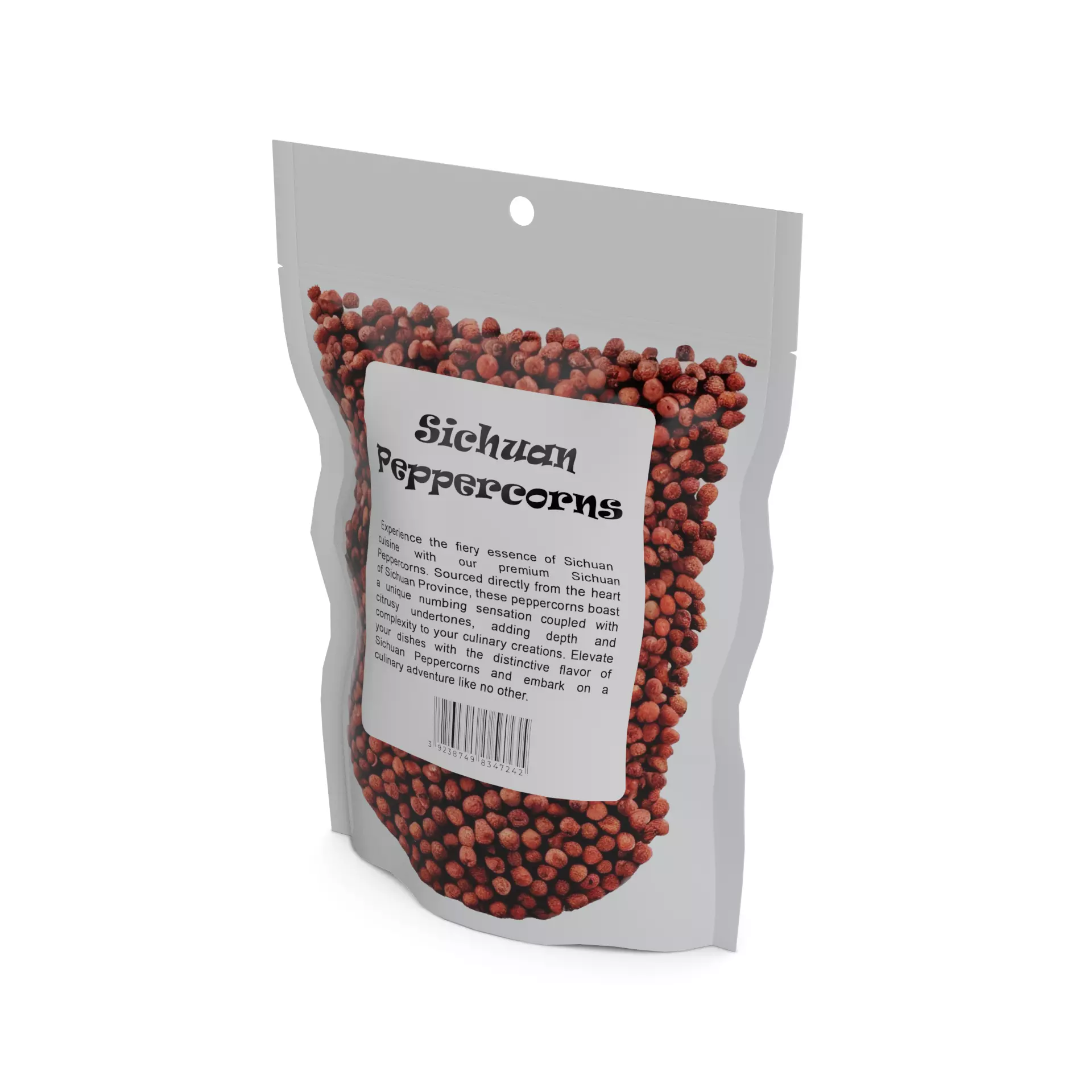 Sauces and Condiments Sichuan Peppercorns Low-poly 3D model