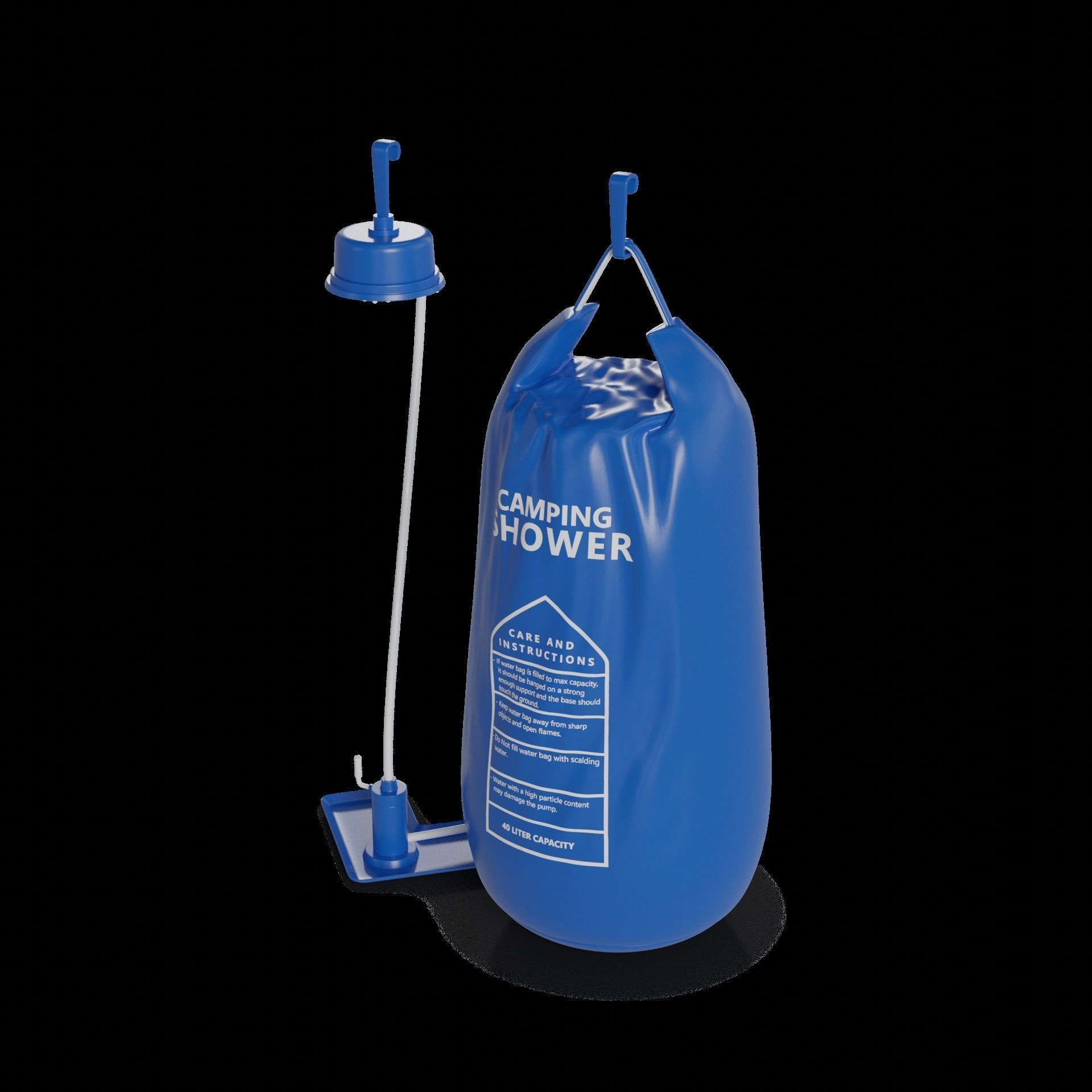 Camping Camping Shower 3D model_1