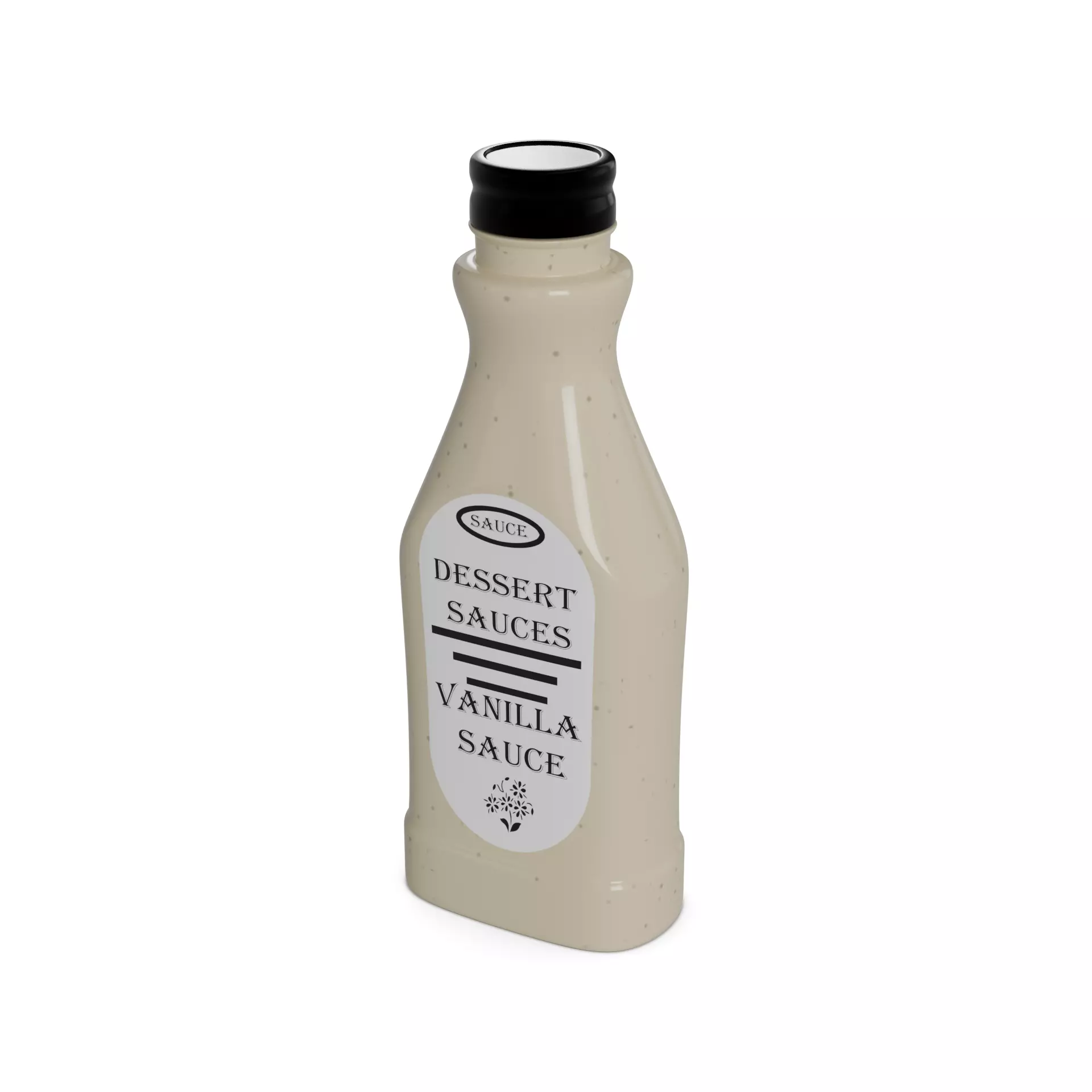 Dessert sauces Vanilla Sauce 3D model_0