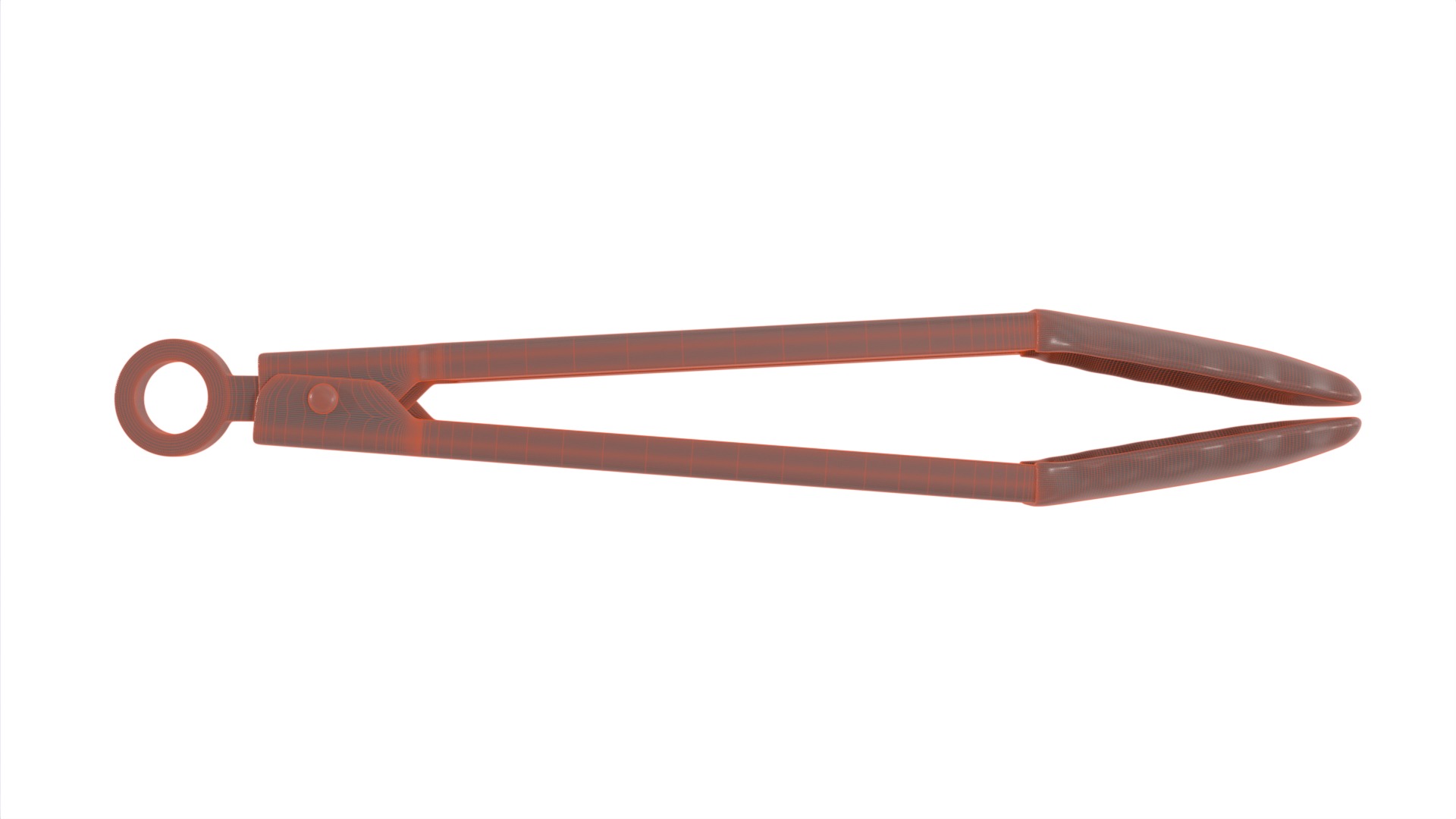 Kitchen utensils Tongs 3D model_10