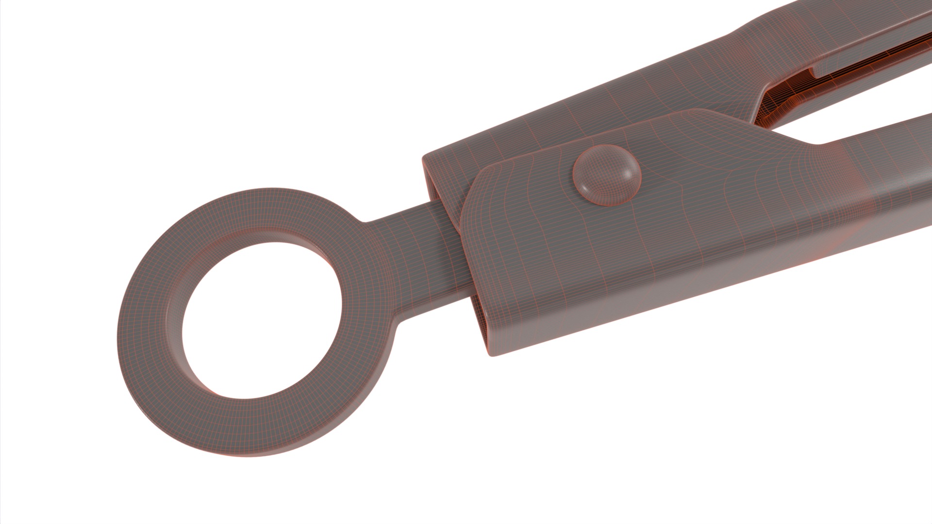 Kitchen utensils Tongs 3D model_12