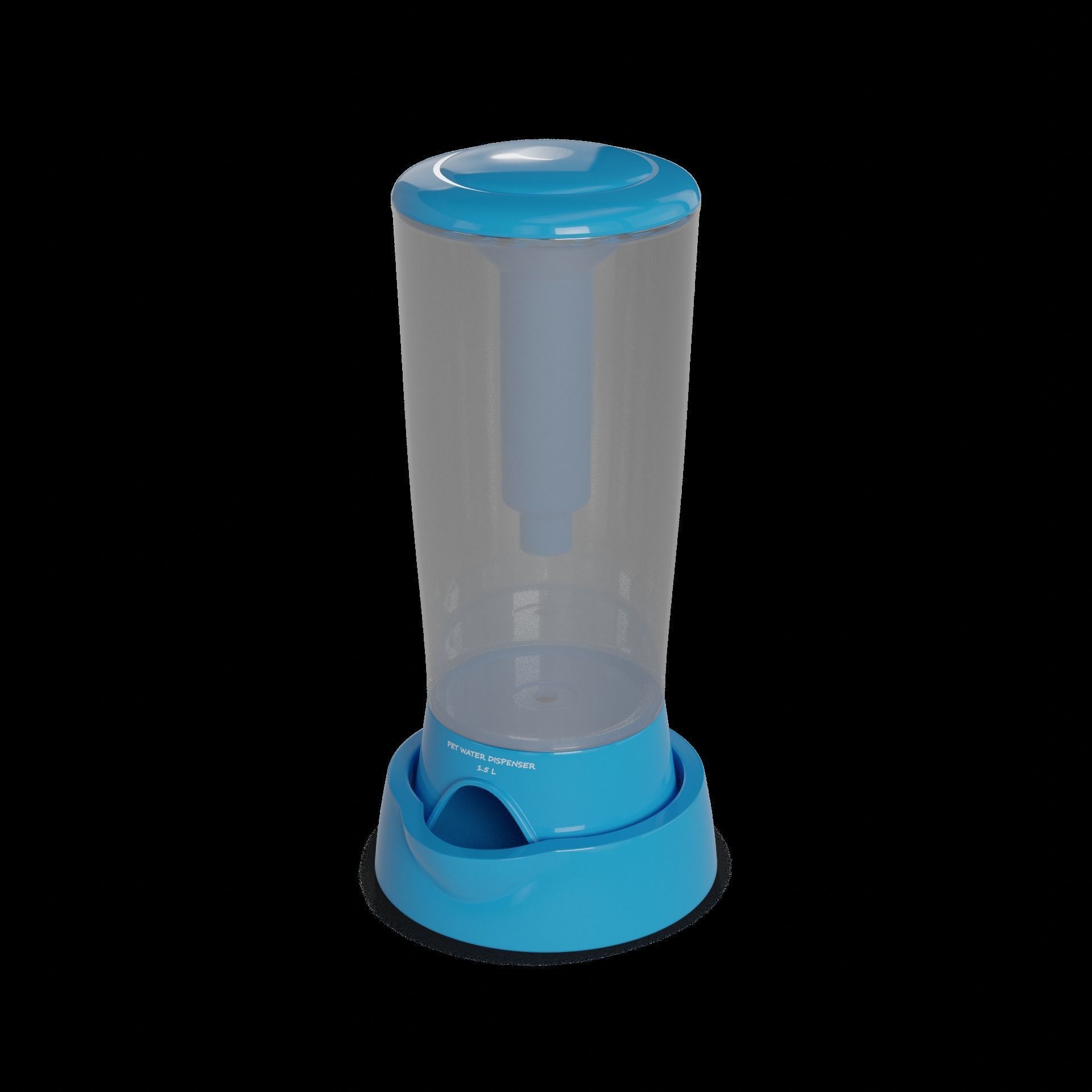 Animal accessories Pet Water Dispenser 3D model_1