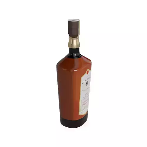 Whiskey Whiskey Low-poly 3D model