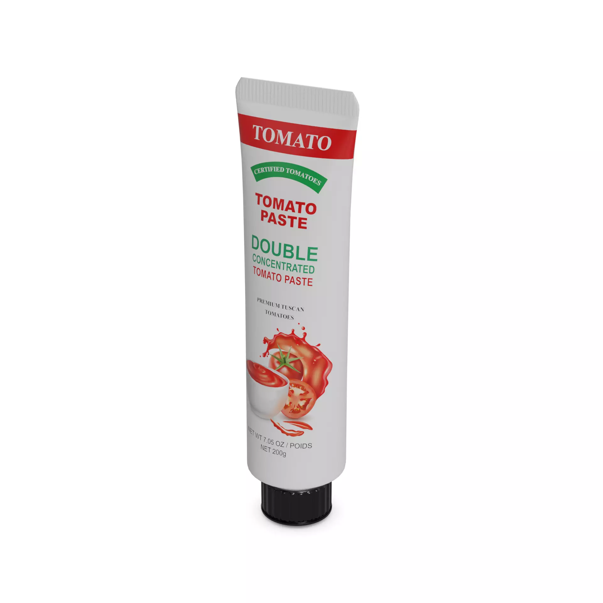 Tomato sauces and pastes Tomato Paste Low-poly 3D model