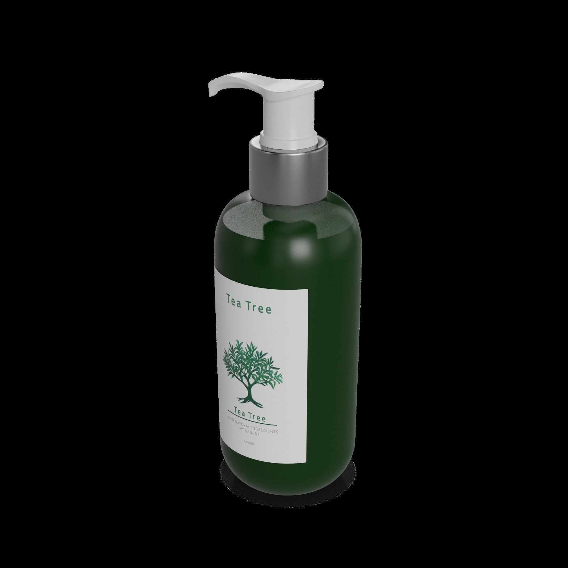 Liquid soap Tea Tree Tingle Liquid Soap Low-poly 3D model_1