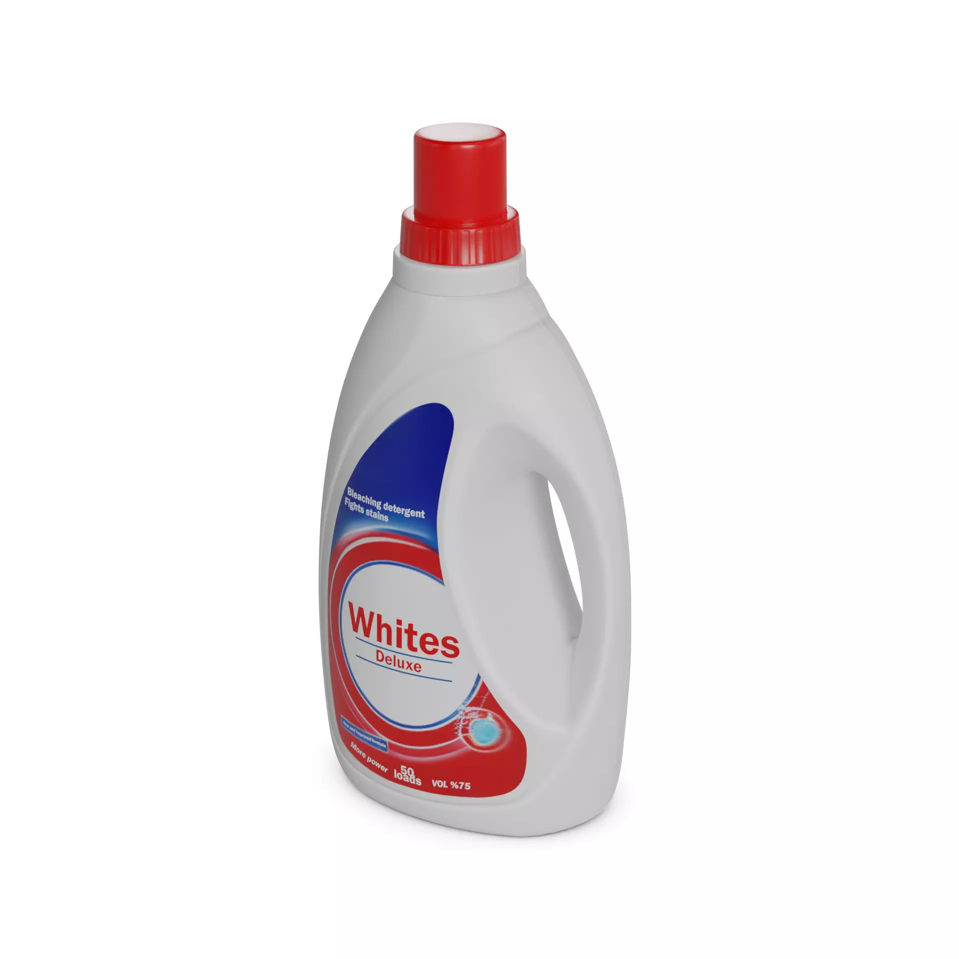Stain removers and whiteners Whitening Detergent Low-poly 3D model