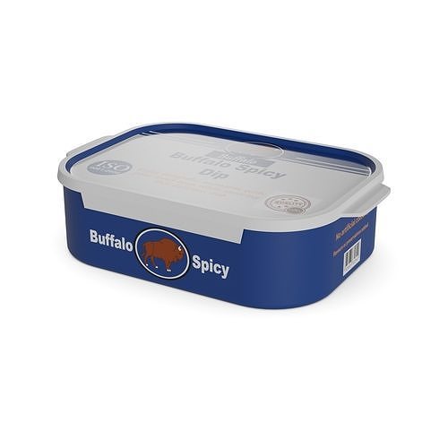 Dips Buffalo Chicken Dip Low-poly 3D model