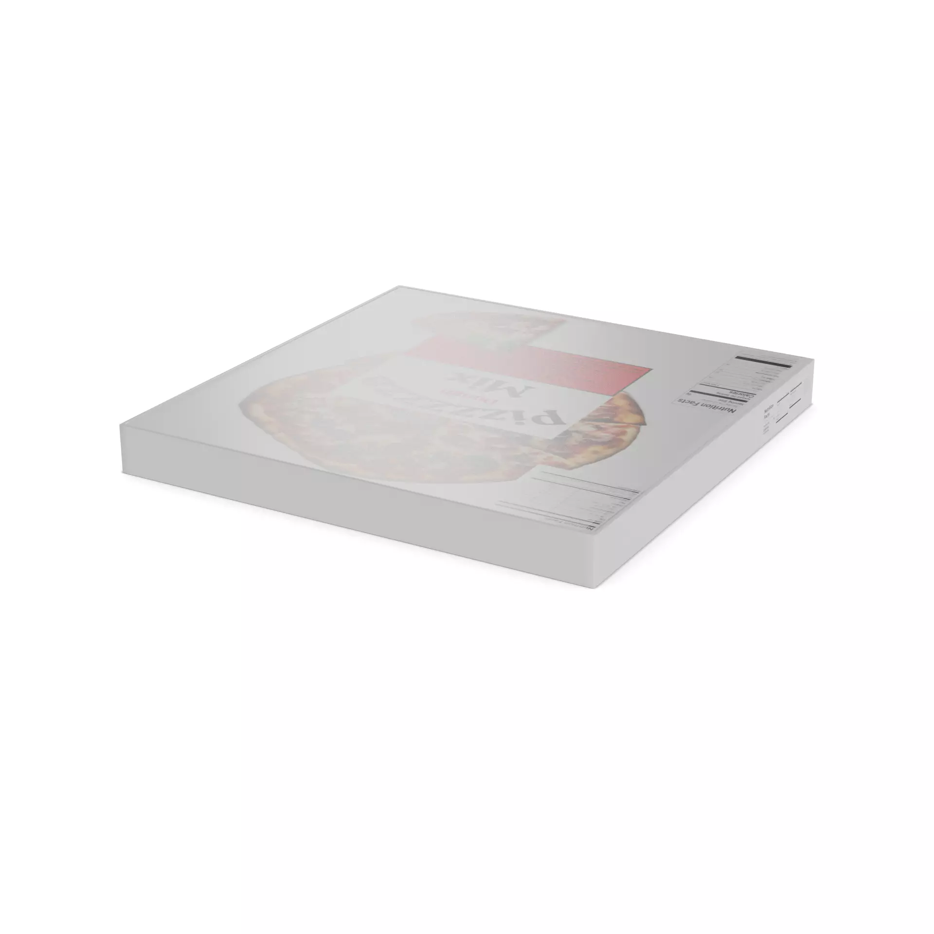 Flour mixes Pizza Dough Mix Low-poly 3D model_0