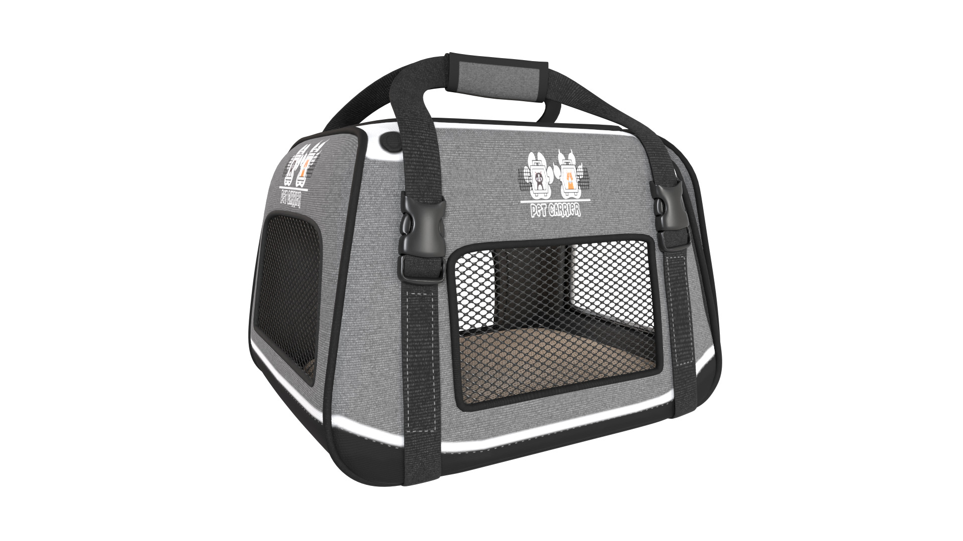 Pet accessories Pet Carrier 3D model_10