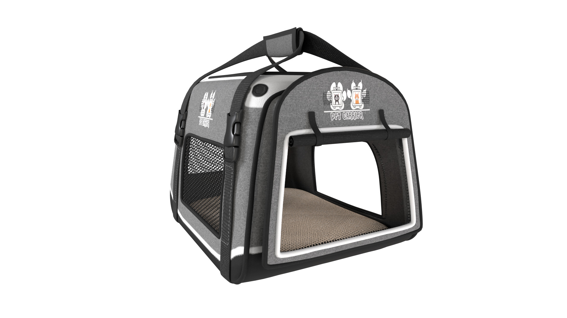 Pet accessories Pet Carrier 3D model_13