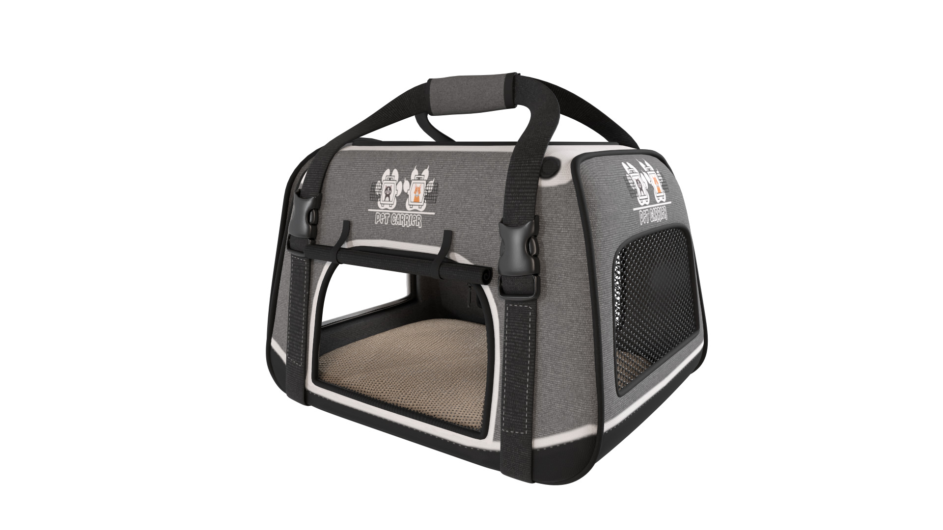 Pet accessories Pet Carrier 3D model_6