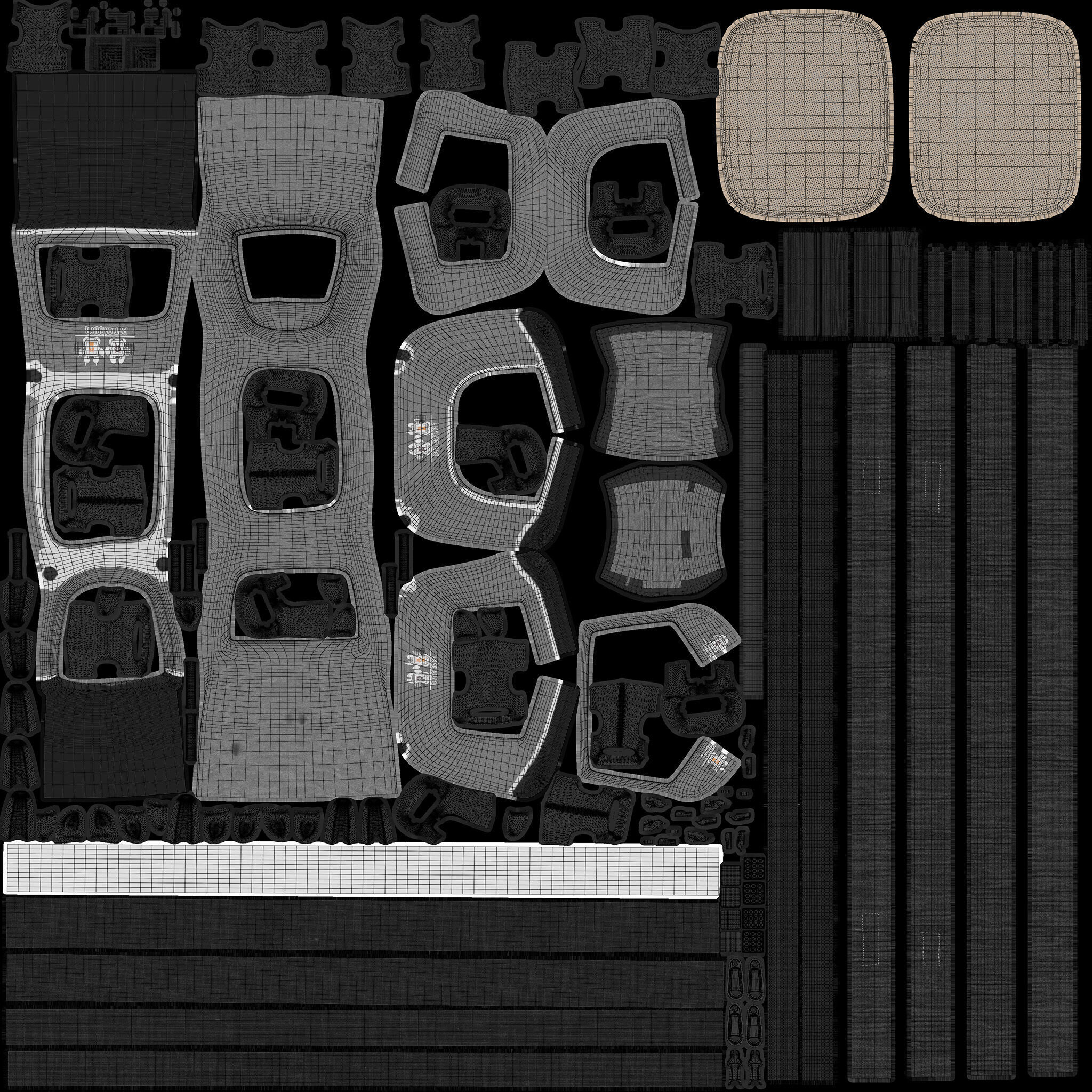 Pet accessories Pet Carrier 3D model_18