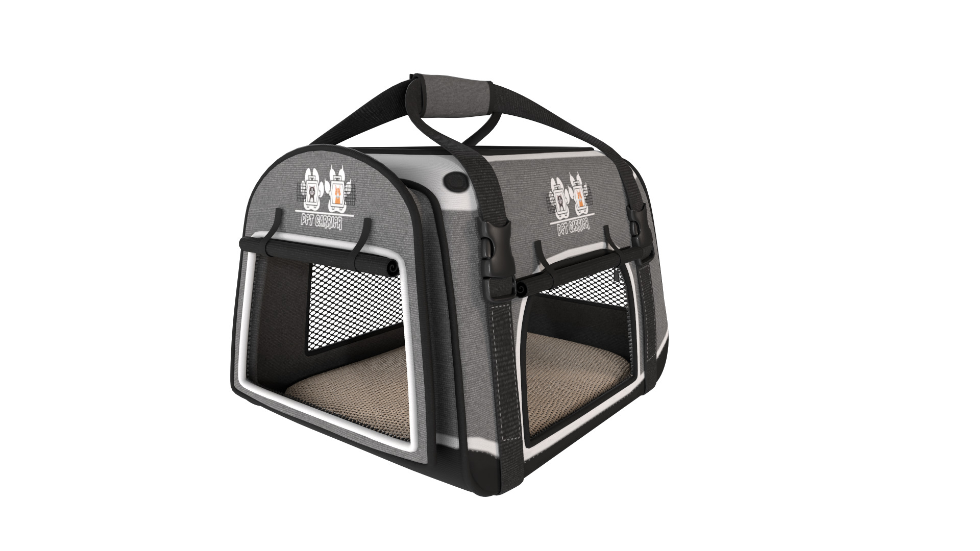Pet accessories Pet Carrier 3D model_3