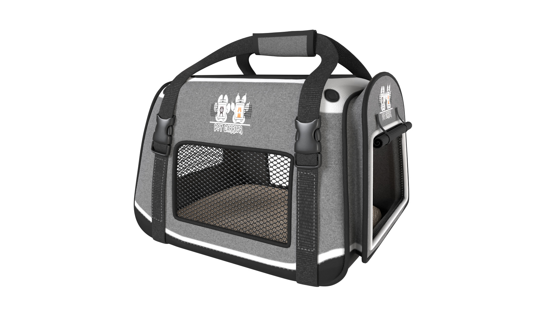 Pet accessories Pet Carrier 3D model_12