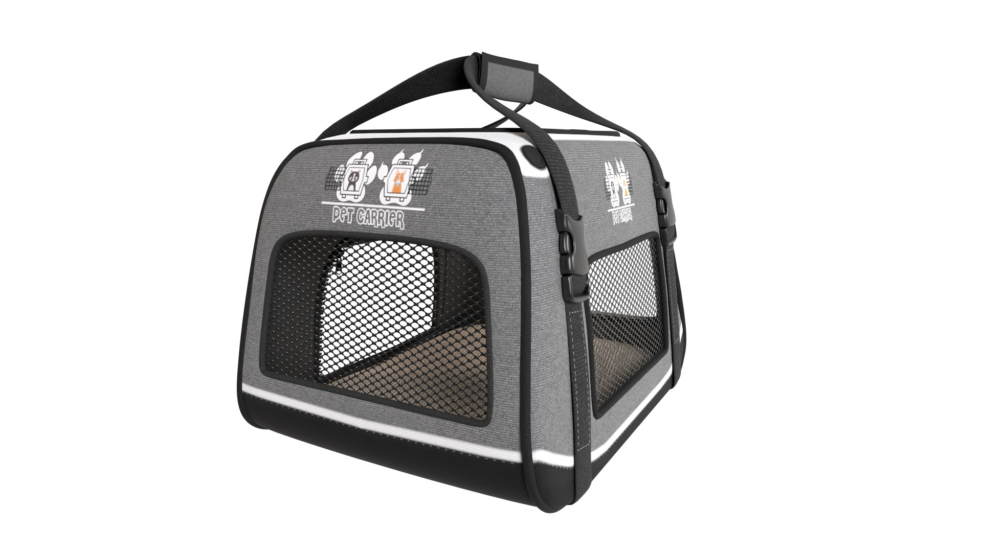 Pet accessories Pet Carrier 3D model_9