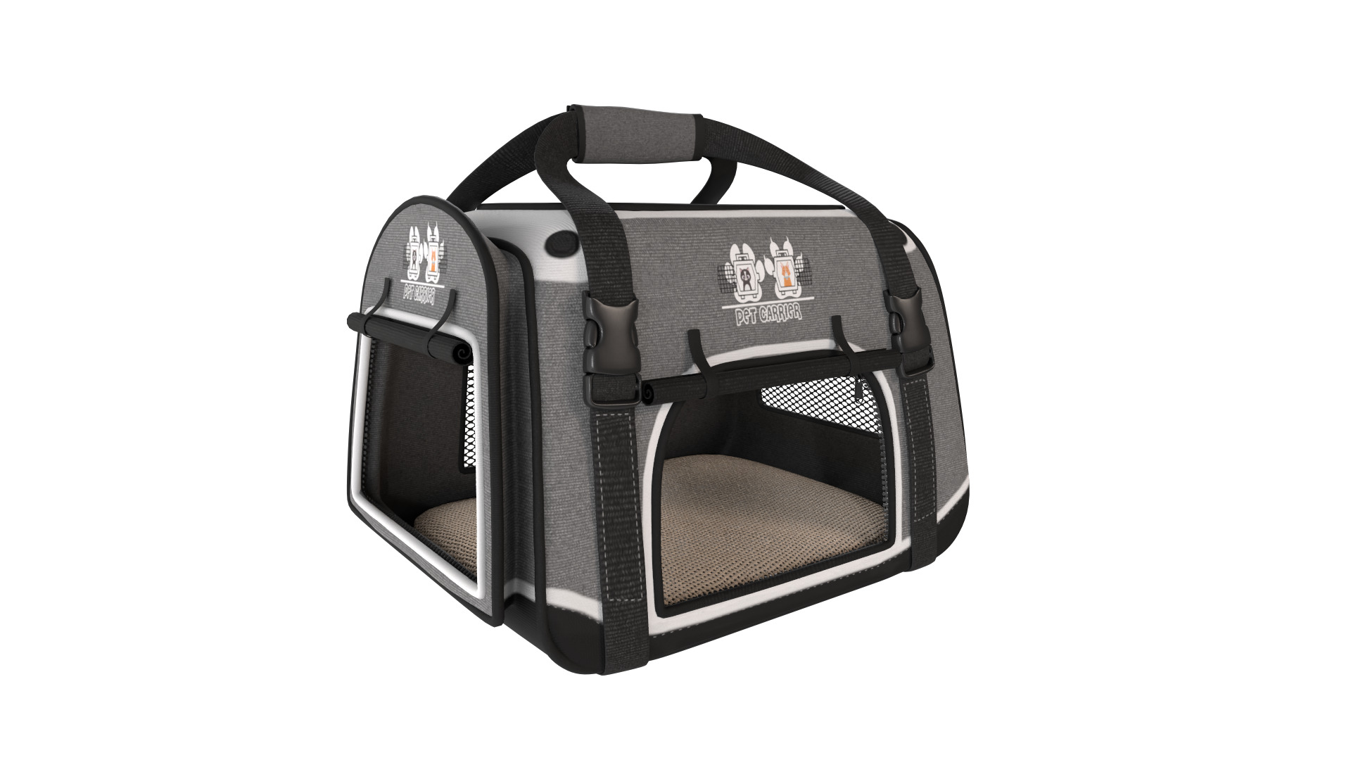 Pet accessories Pet Carrier 3D model_4
