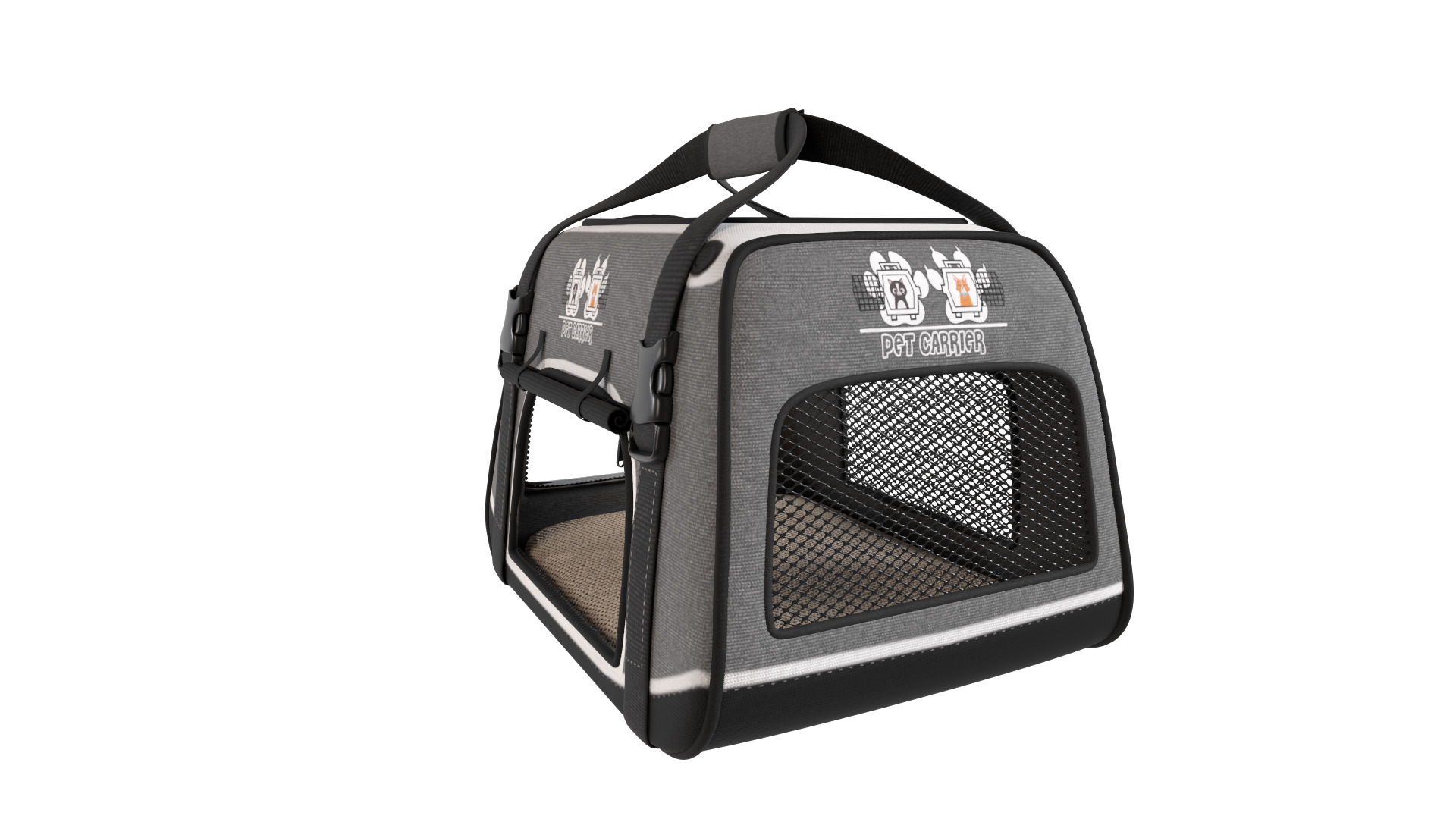 Pet accessories Pet Carrier 3D model_7