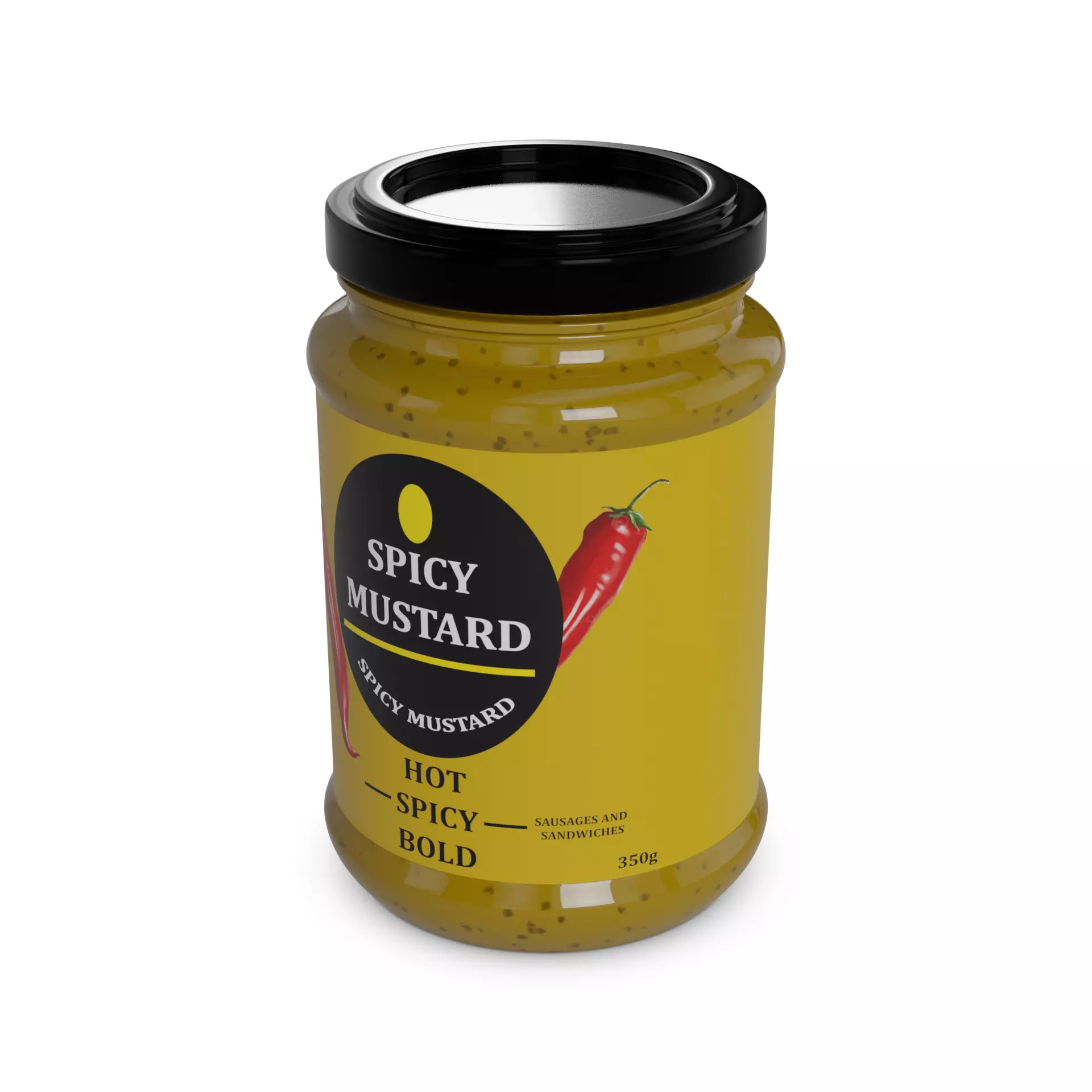 Mustard Spicy Mustard 3D model
