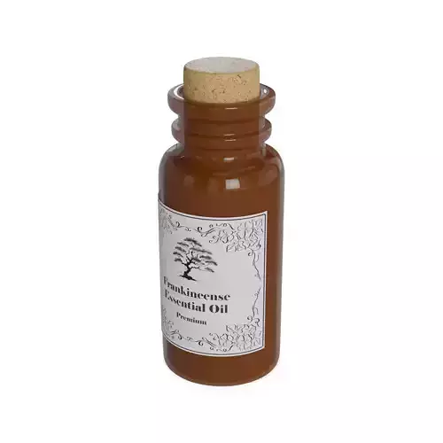 Essential oils Frankincense Essential Oil Low-poly 3D model Essential oils Frankincense Essential Oil Low-poly 3D model