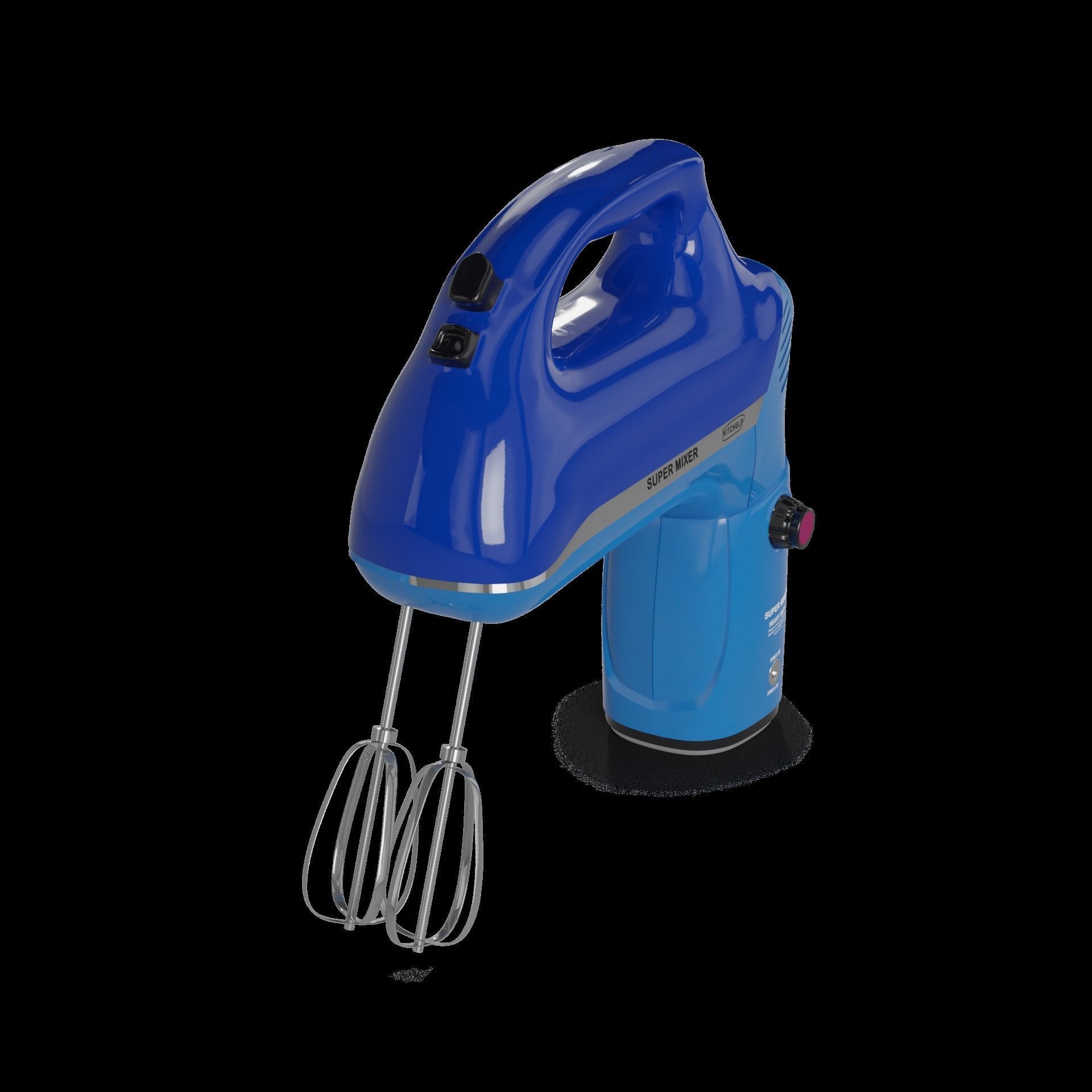 Kitchen appliances Hand Mixer 3D model_1