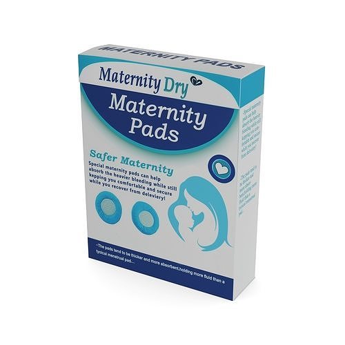 Maternity products Maternity Nursing Pads Low-poly 3D model