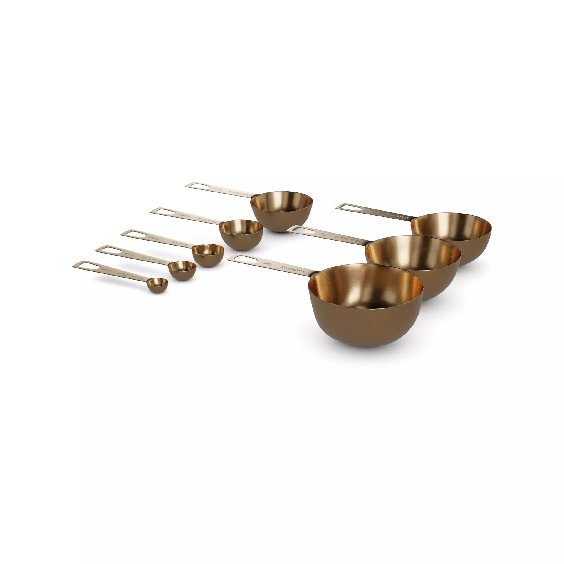 Other kitchenware Measuring Cups and Spoons Set Low-poly 3D model