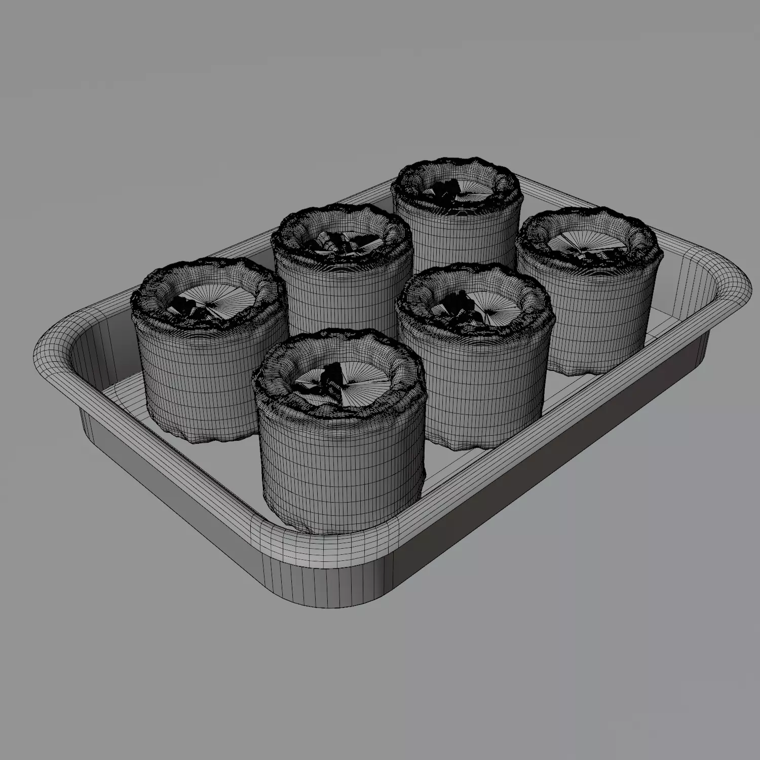 Sushi Rolls Herring sushi roll 3D model_3