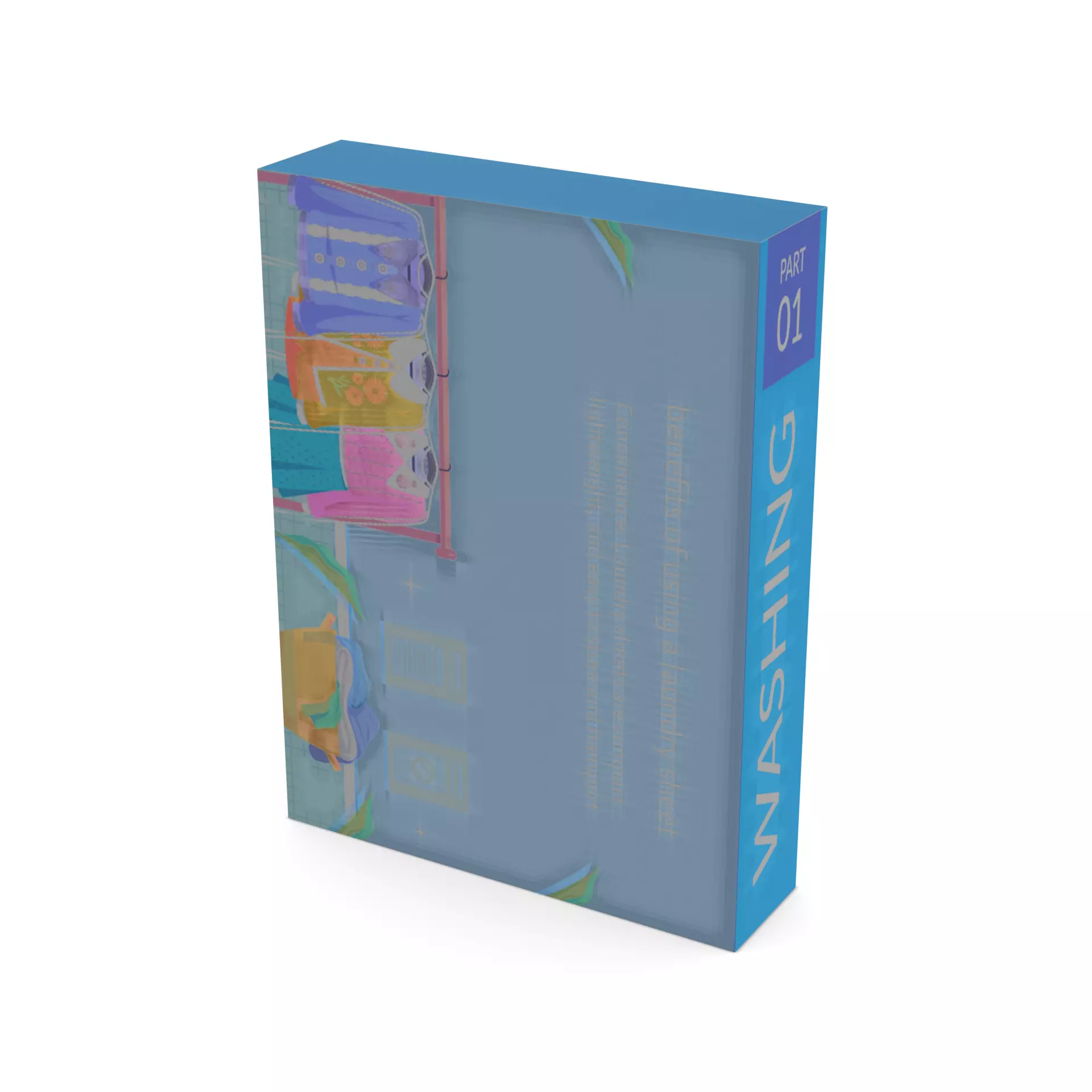 Laundry sheets Laundry Sheets Low-poly 3D model_0