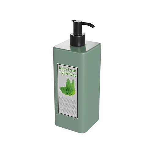 Liquid soap Minty Fresh Liquid Soap 3D model