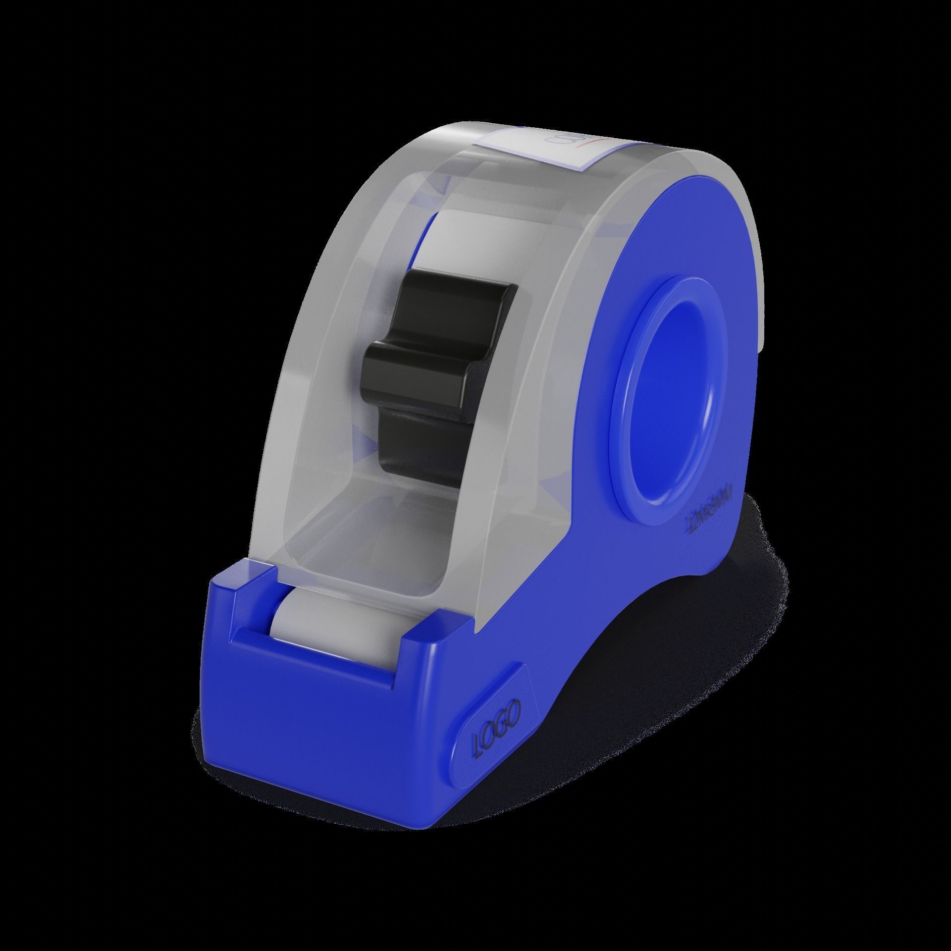 Other stationery Correction Tape Low-poly 3D model_1