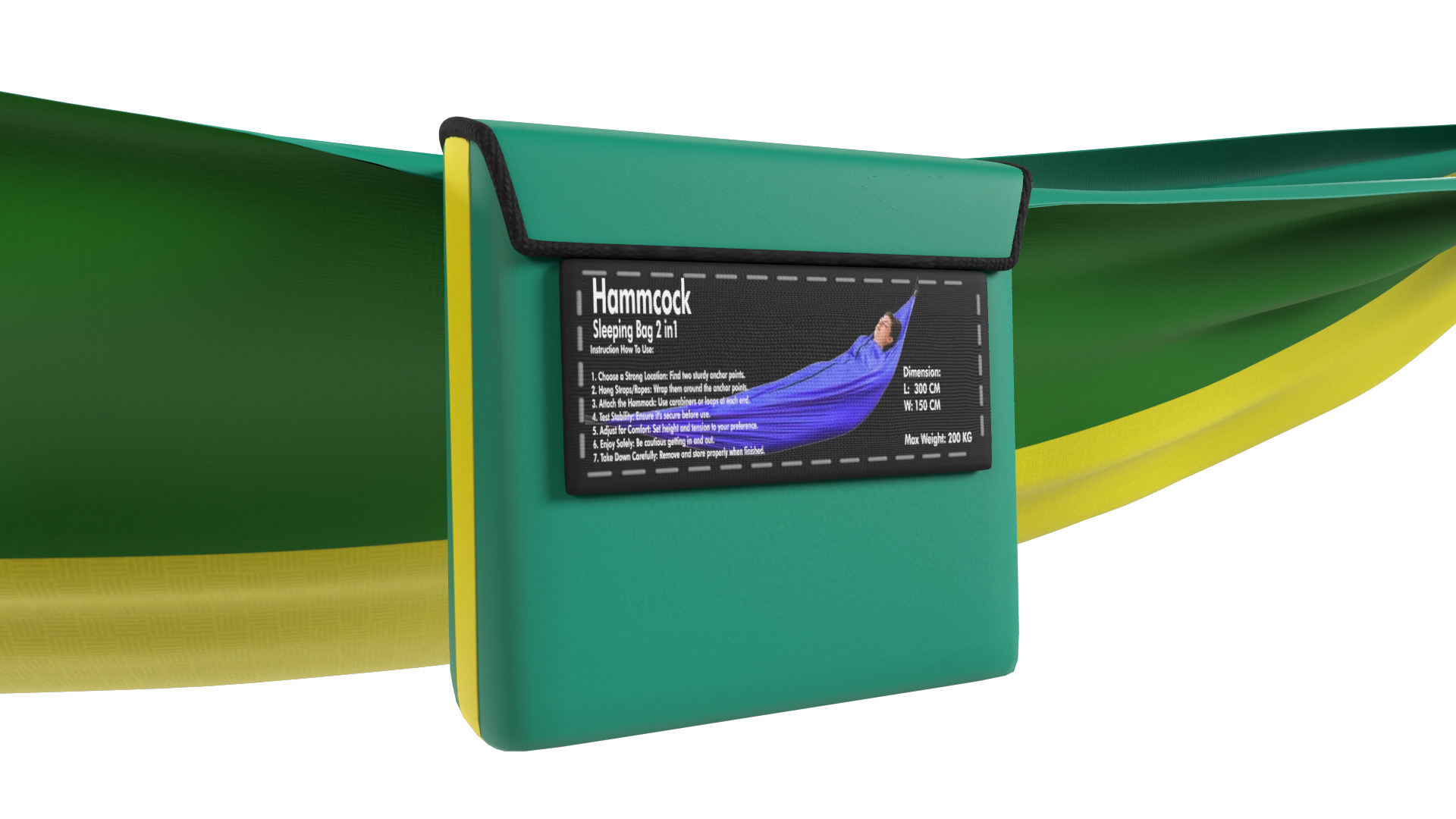 Camping Camping Hammock 3D model_18