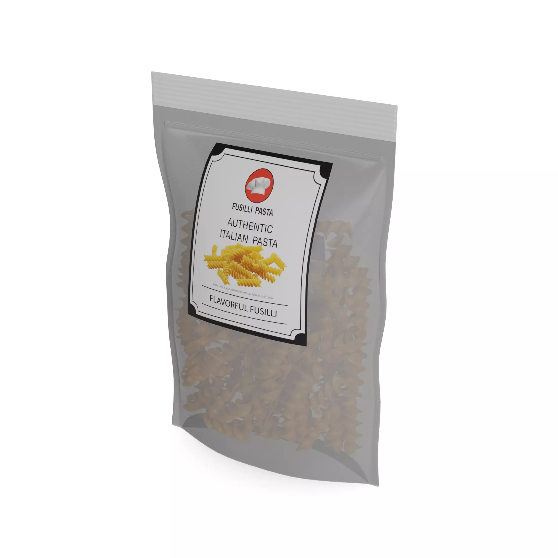 Penne fusilli macaroni vermicelli shells and shapes Fusilli P... 3D model_0