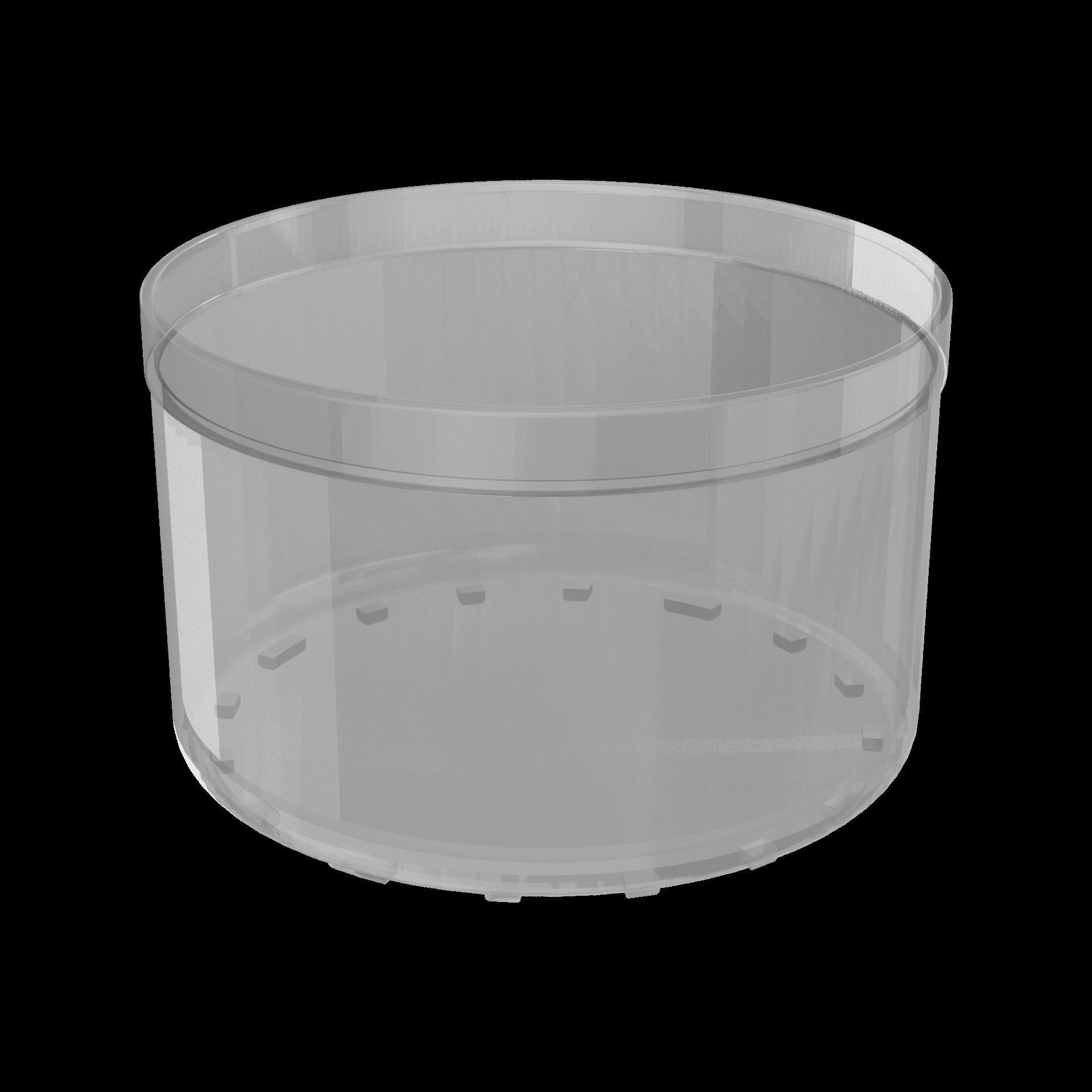 Makeup tools Makeup Brush Holder Low-poly 3D model_1