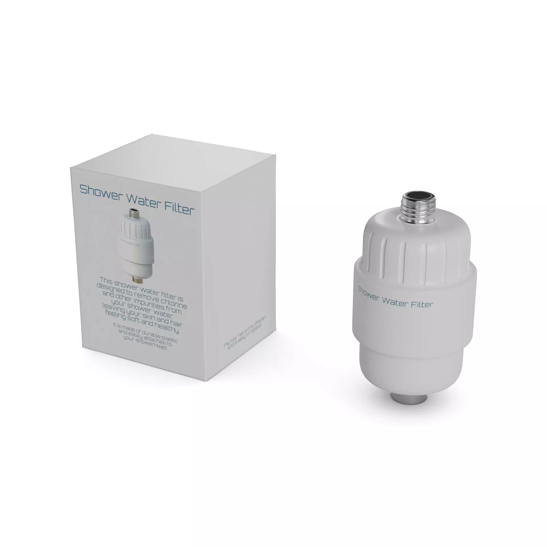 Water filters and accessories Shower Water Filter 3D model_0